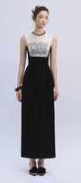 Noire Round Neck Maxi Dress - MEAN BLVD