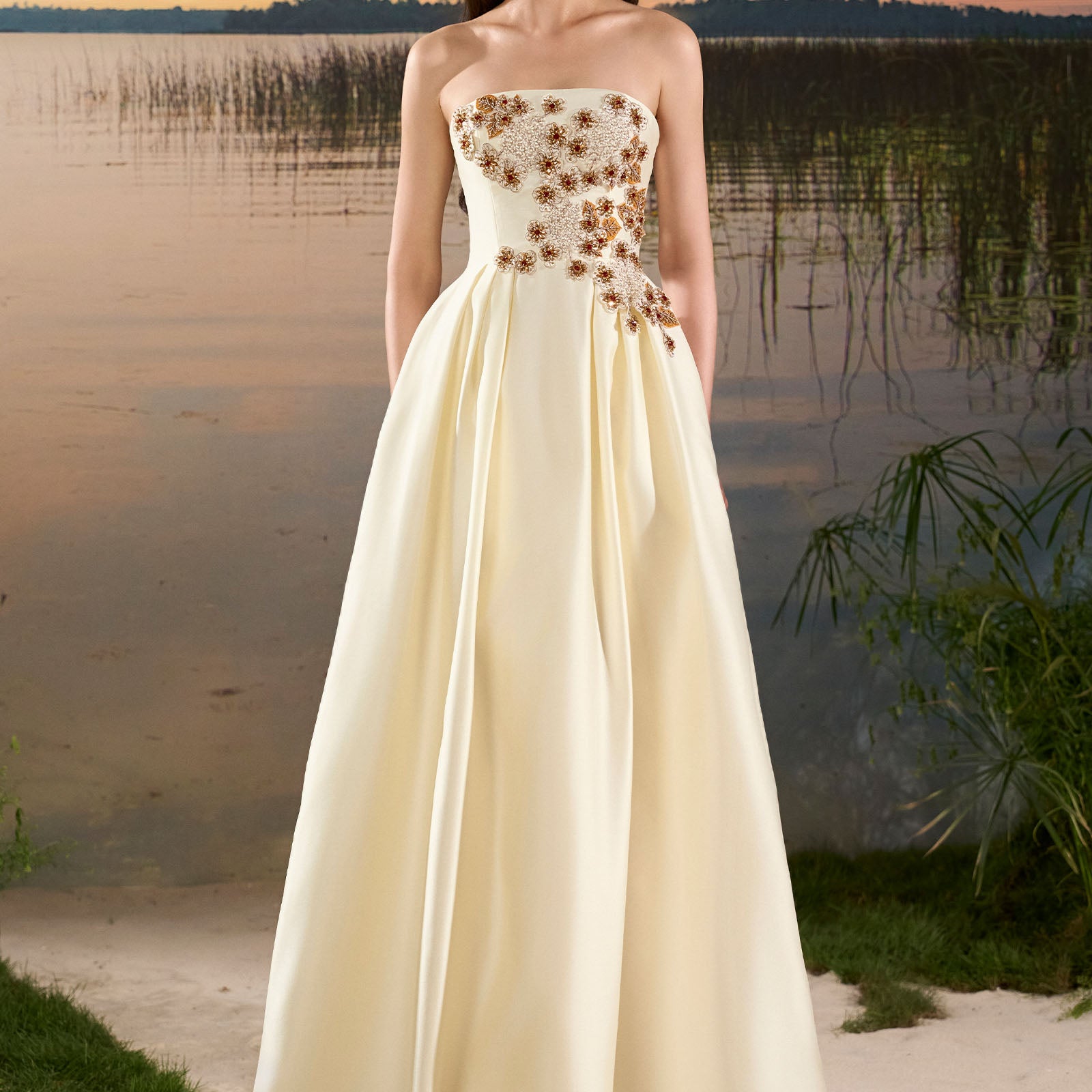 Nore Embroidery Maxi Dress - MEAN BLVD