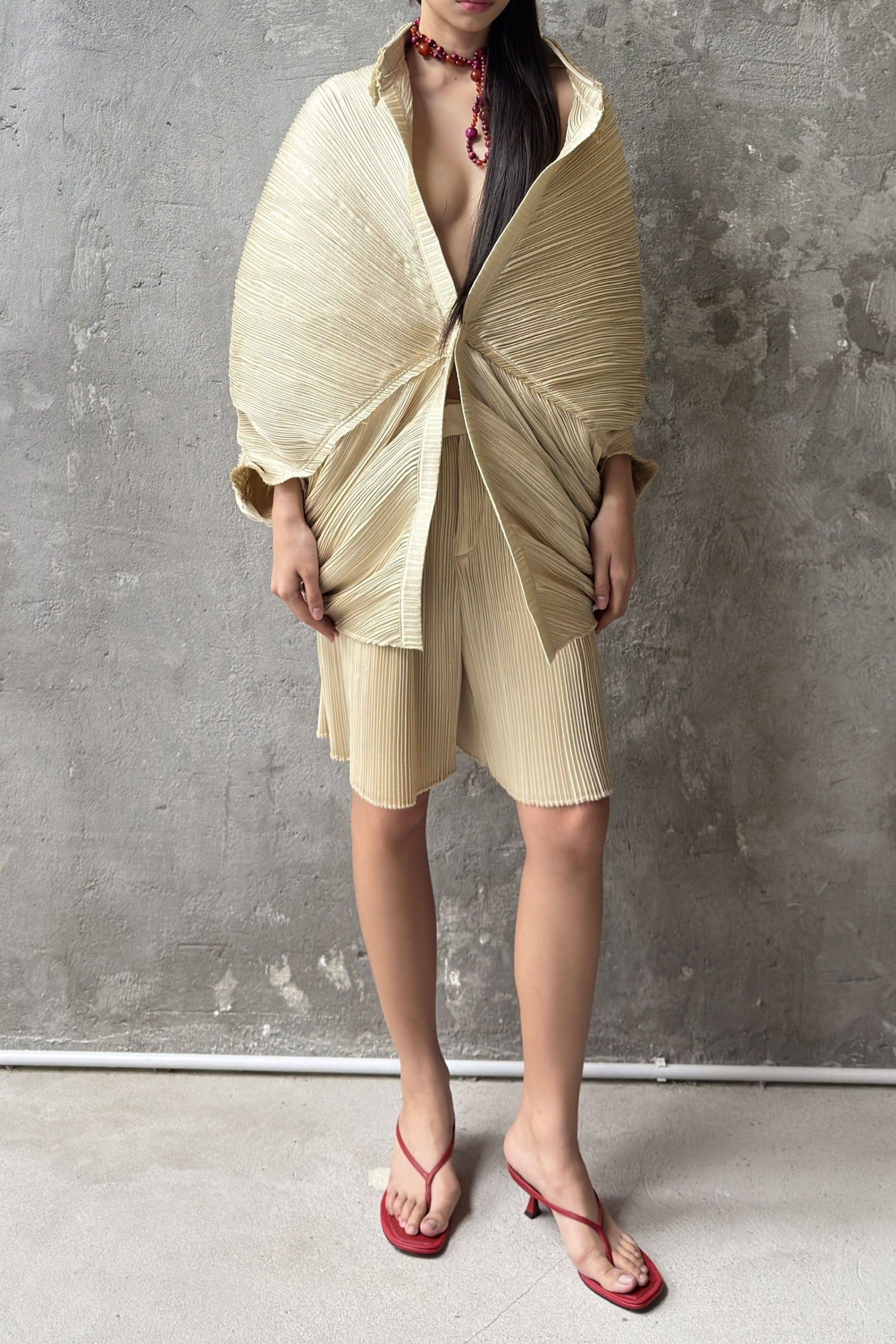 Noreve Pleated Pants - MEAN BLVD