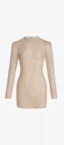 Maven Elegance Beaded Lace Mini Dress 3