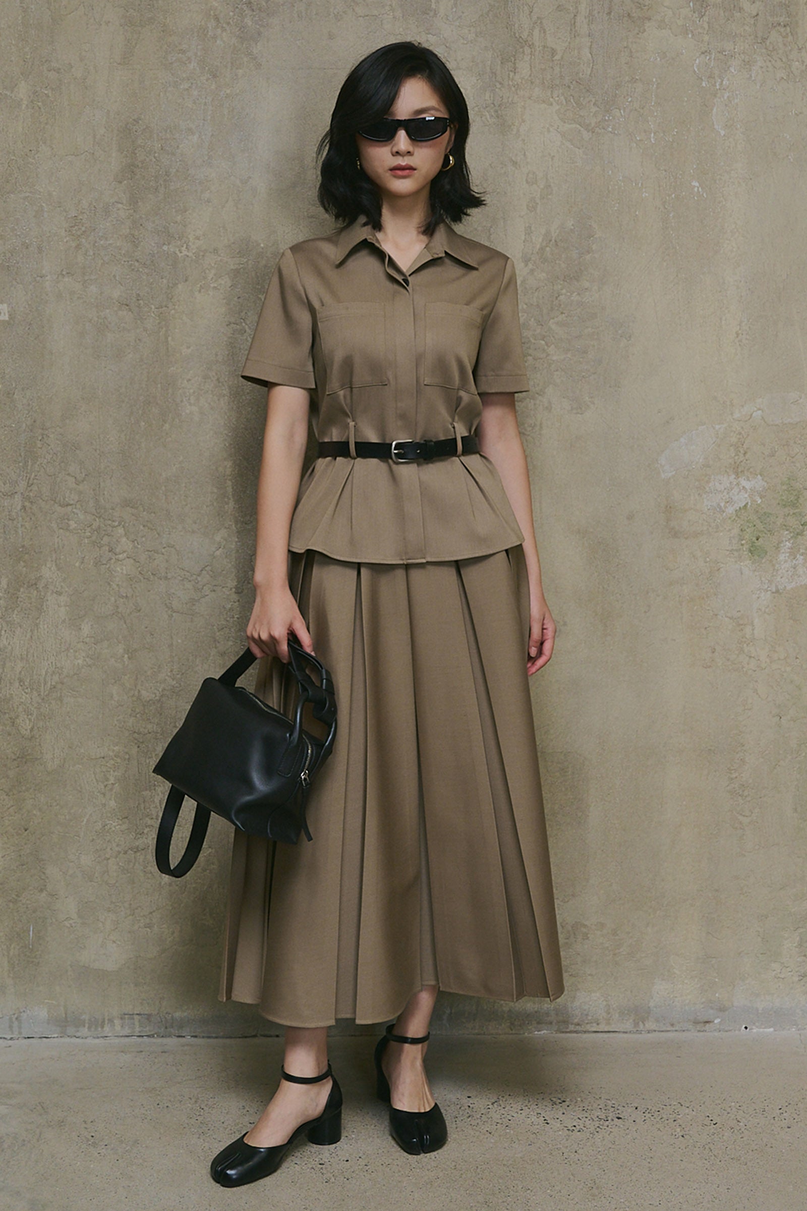 Nuvia Pleated Skirt - MEAN BLVD