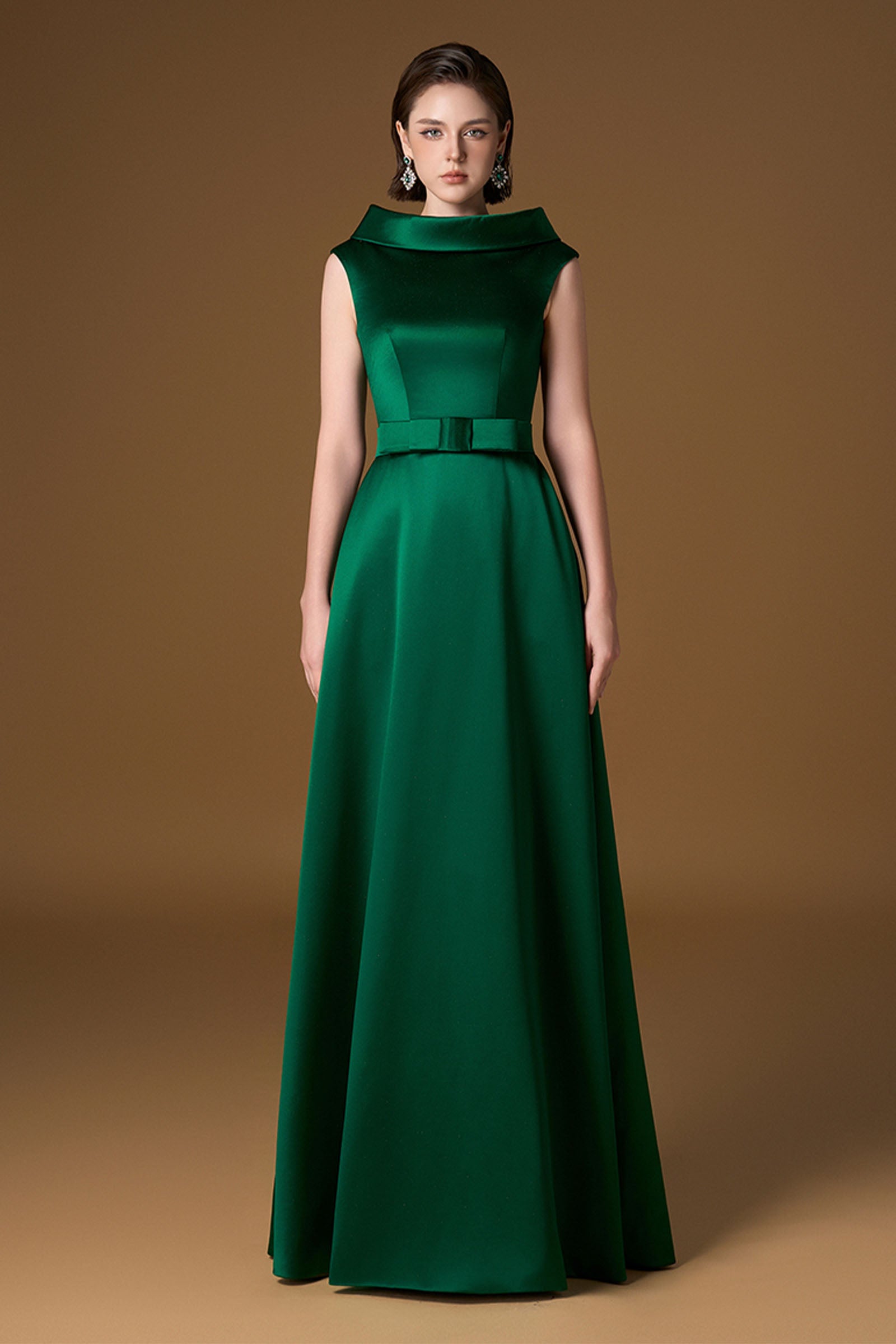 Women's Nyelle Boat Neck Maxi Dress Emerald/Wine Red XS/S/M/L/XL/XXL/Customize MEAN BLVD Women's Nyelle Boat Neck Maxi Dress Emerald/Wine Red XS/S/M/L/XL/XXL/Customize MEAN BLVD