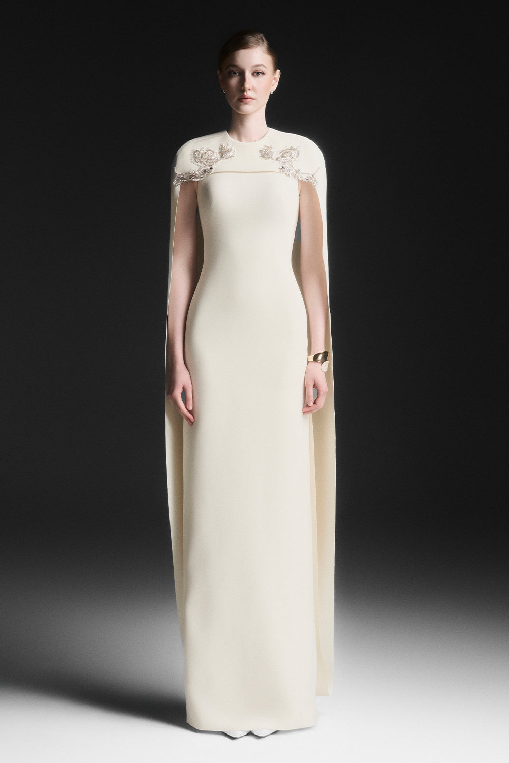 Nyxelle Cape Sleeve Maxi Dress - MEAN BLVD