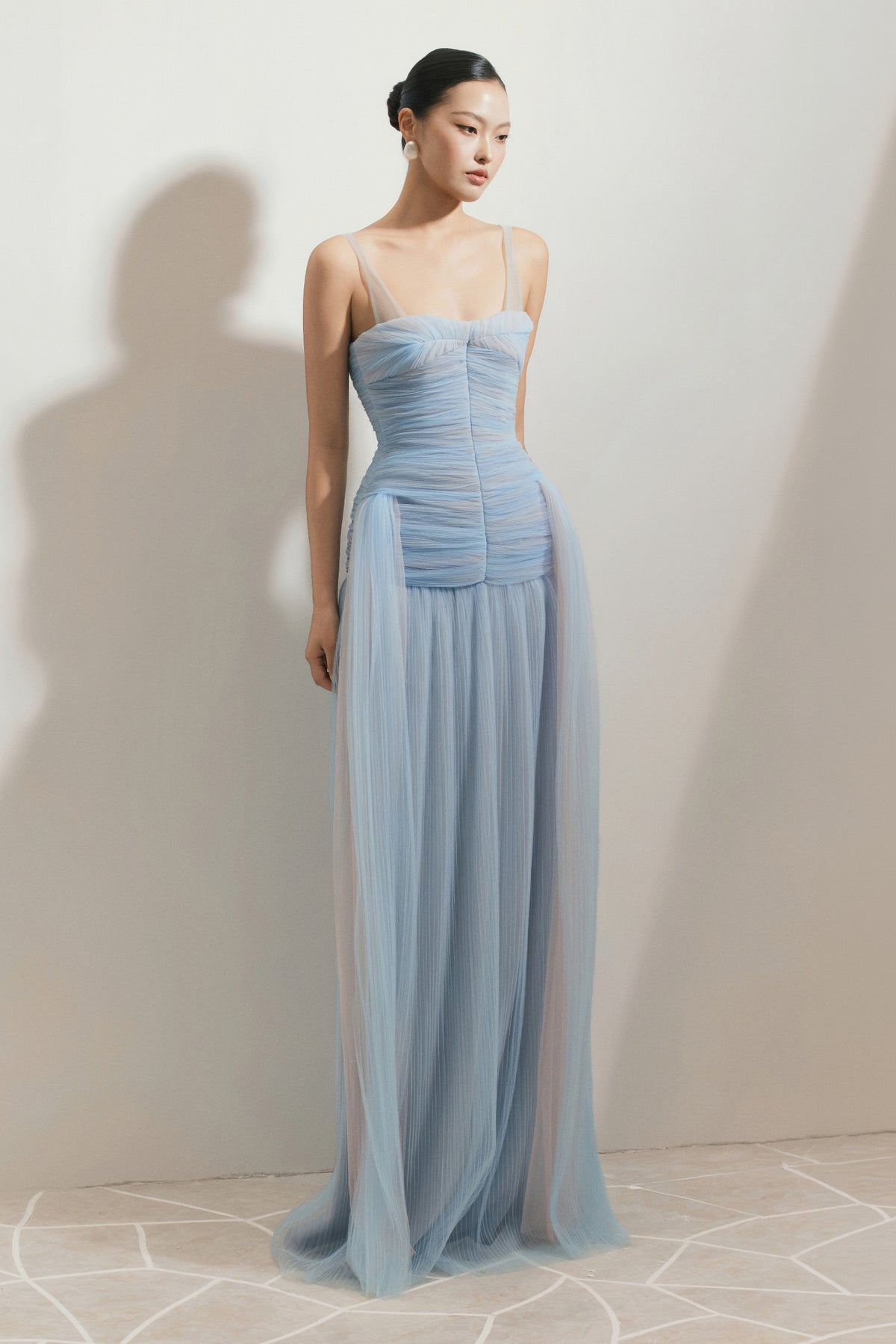 Ocea Ruched Maxi Dress