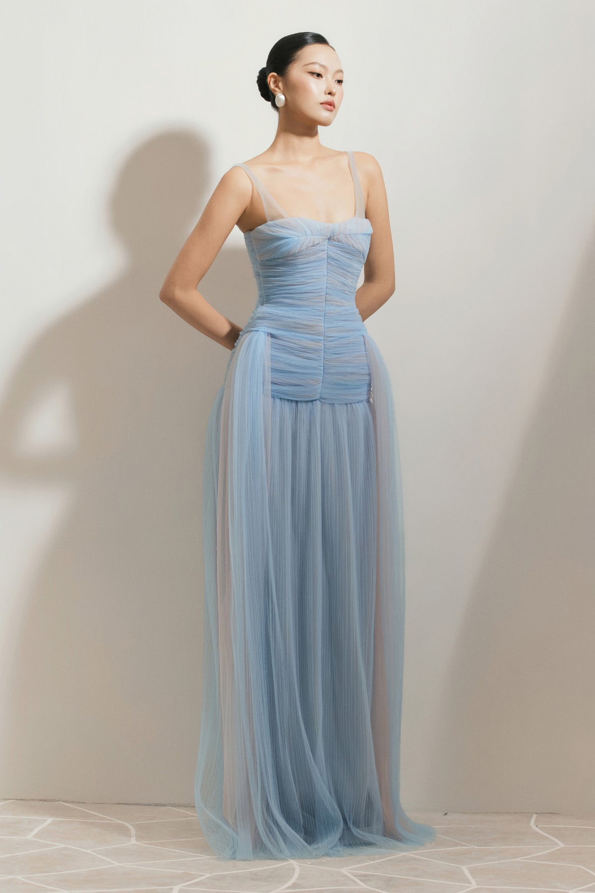 Ocea Ruched Maxi Dress