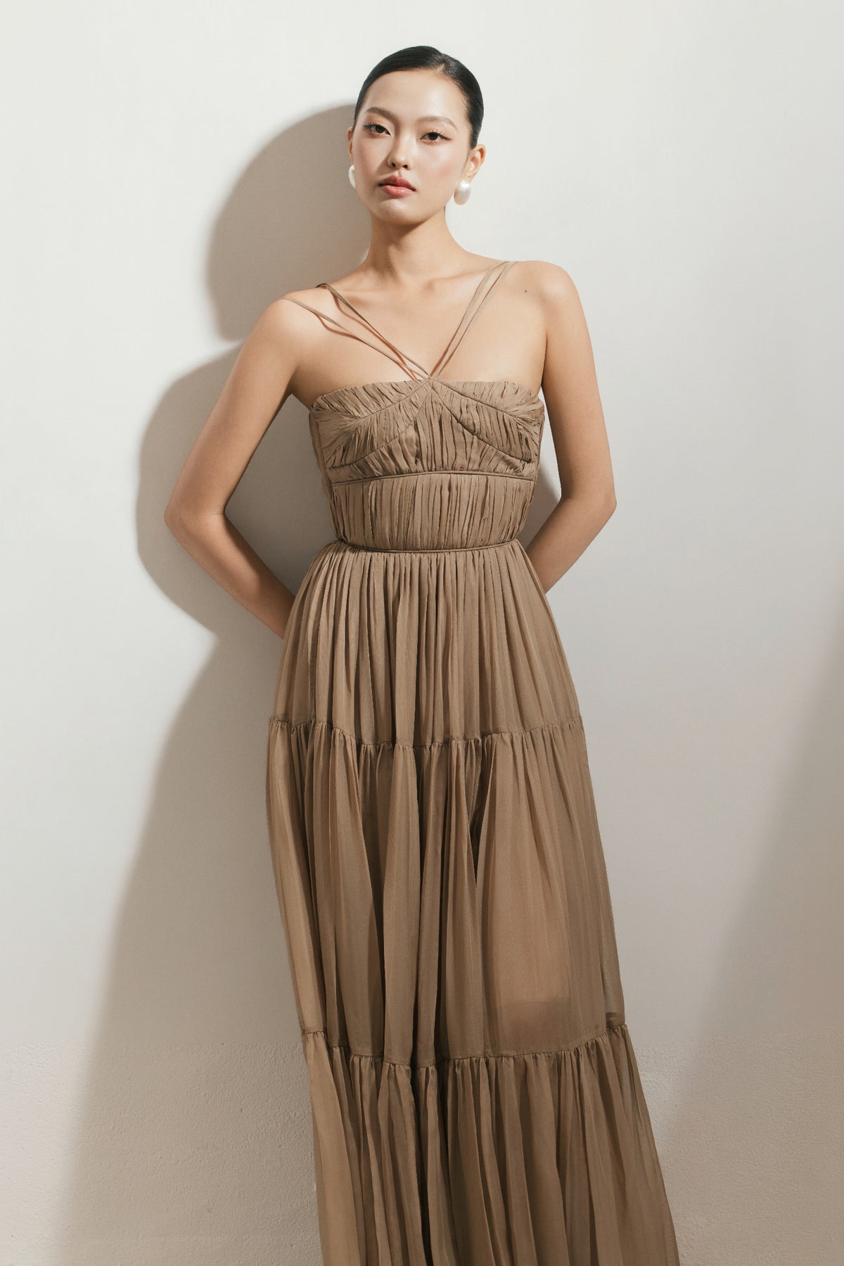 Olia V-Neck Maxi Dress