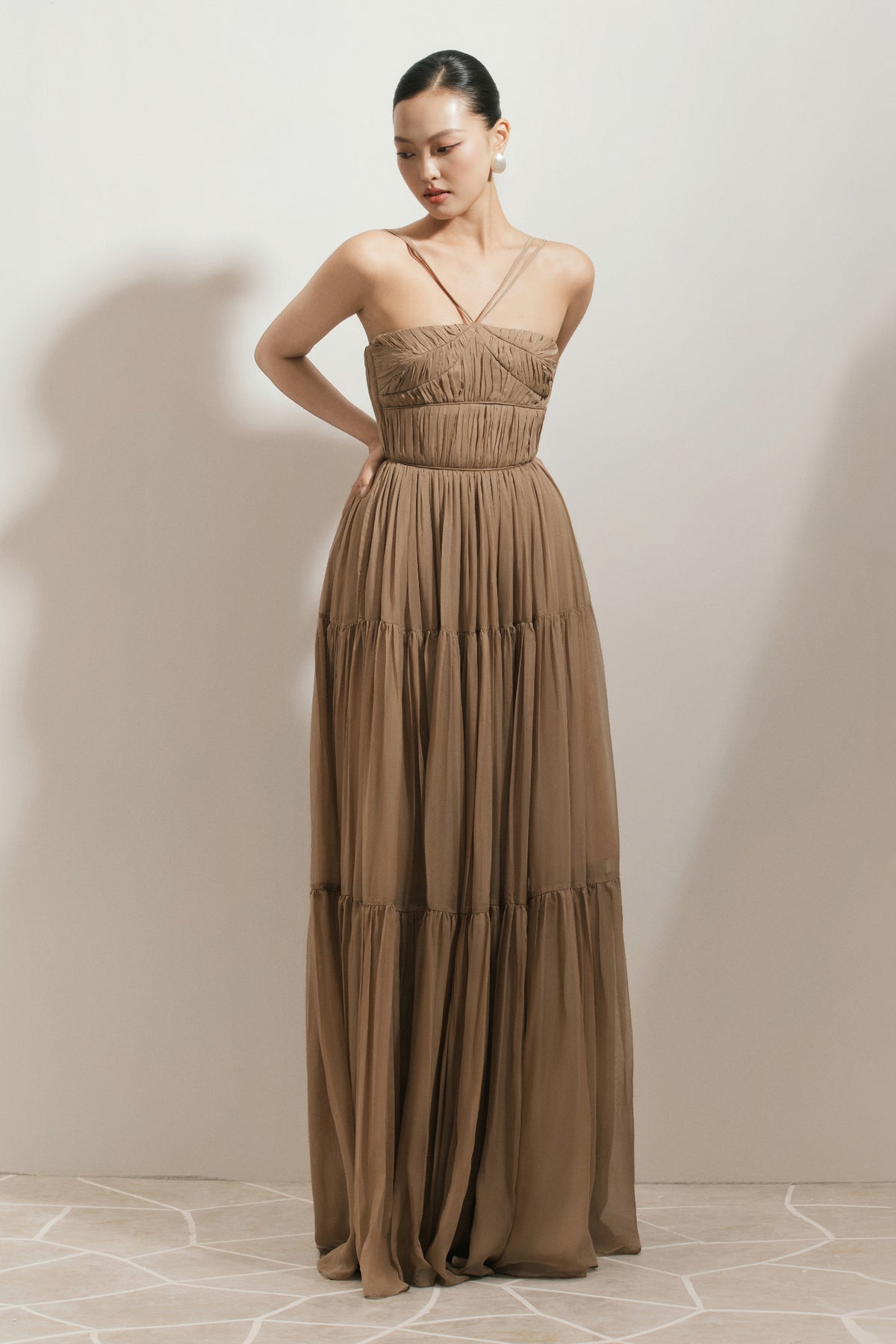 Olia V-Neck Maxi Dress