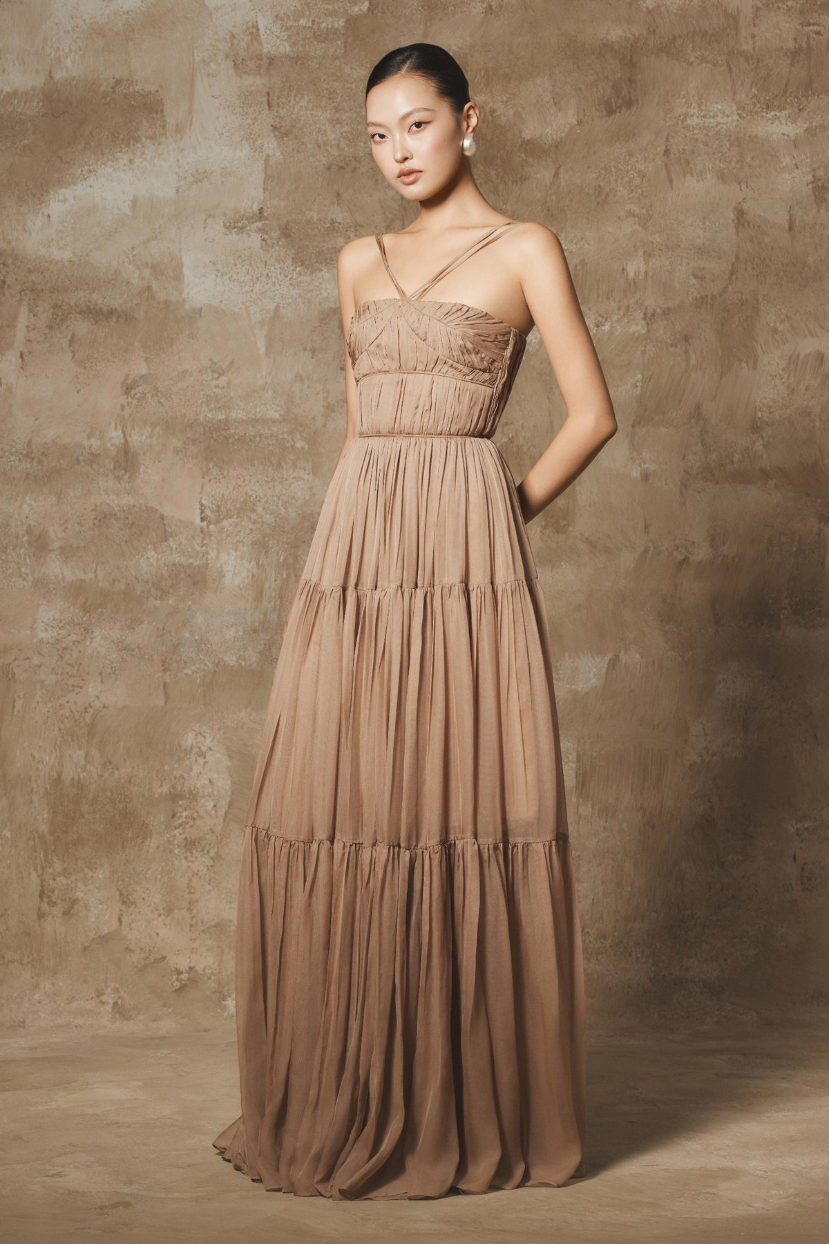 Olia V-Neck Maxi Dress