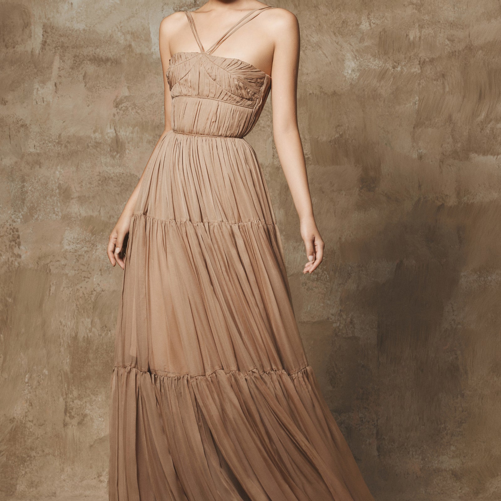 Olia V-Neck Maxi Dress
