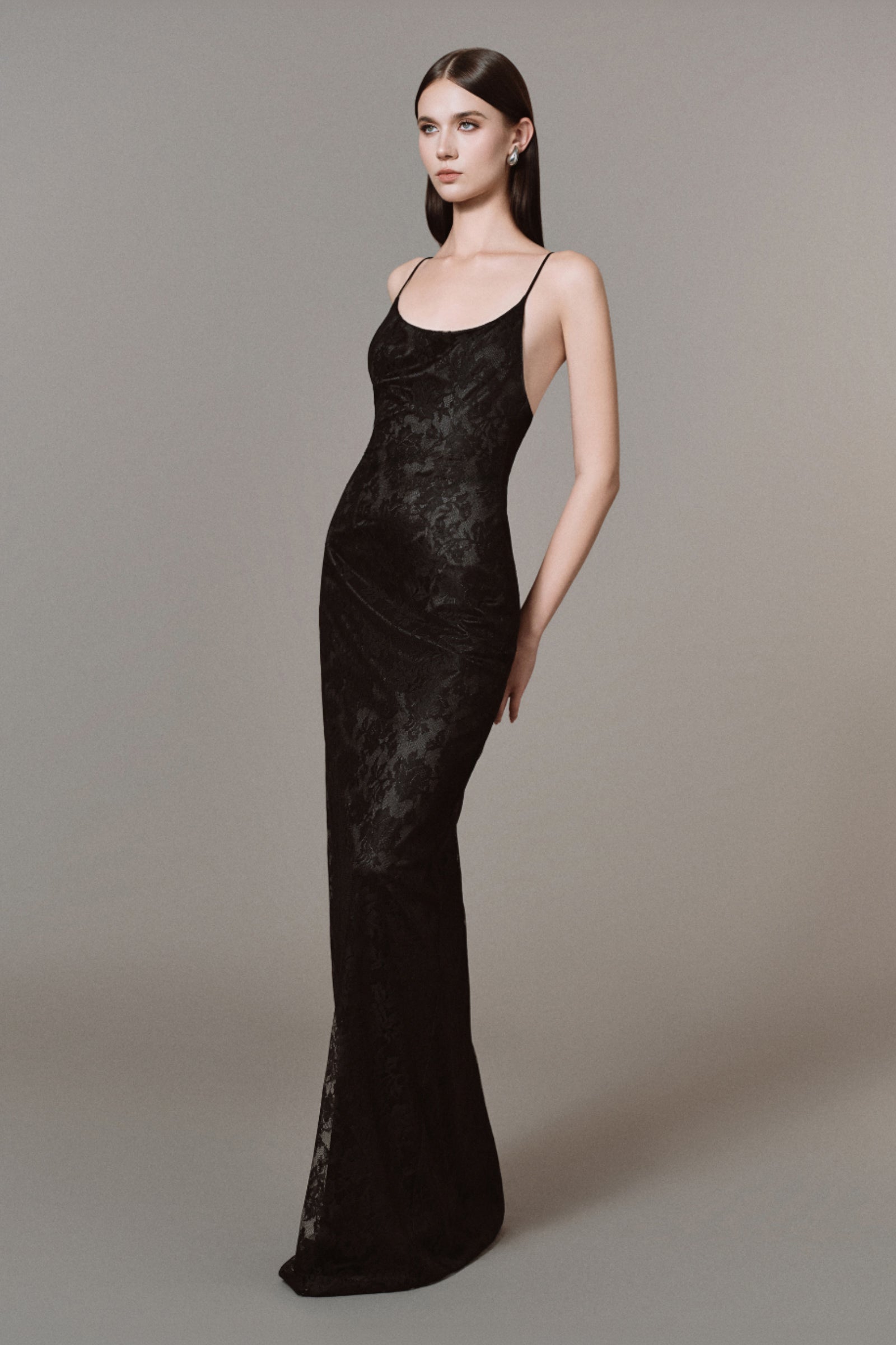 Obsidian Scoop Neck Maxi Dress
