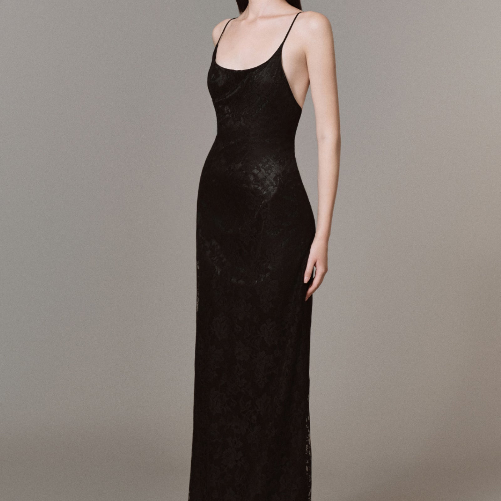 Obsidian Scoop Neck Maxi Dress - MEAN BLVD