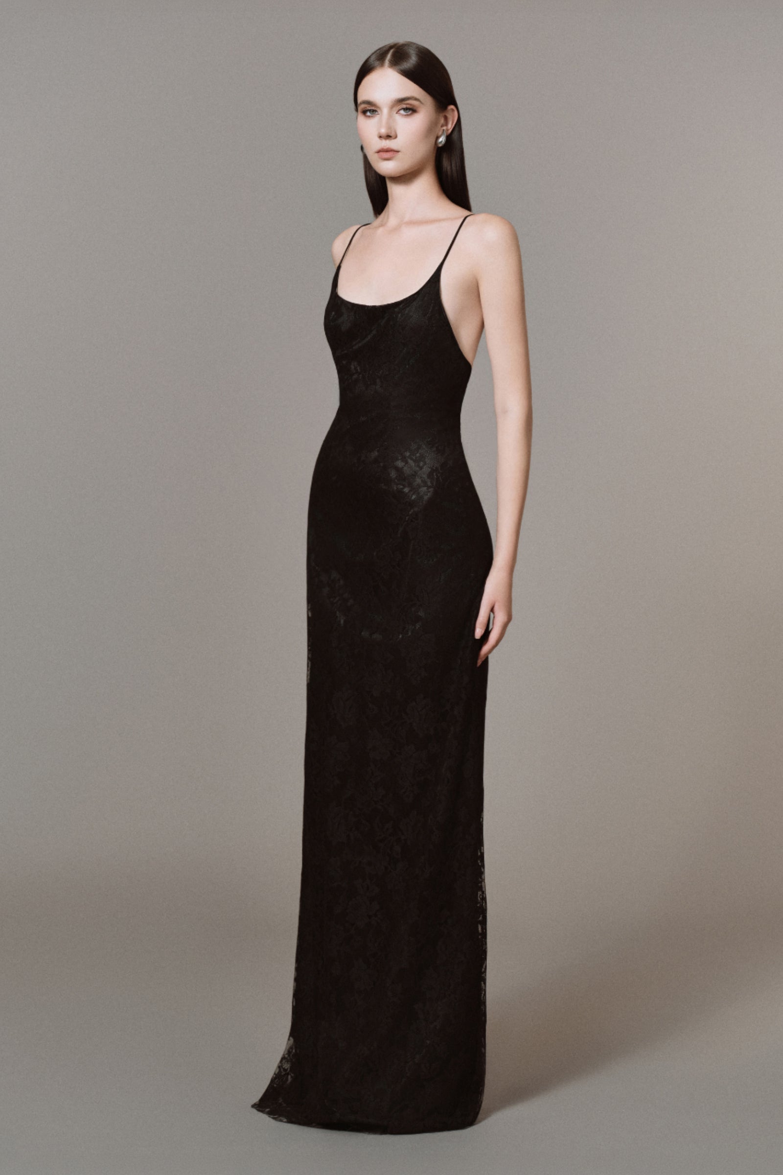 Obsidian Scoop Neck Maxi Dress - MEAN BLVD