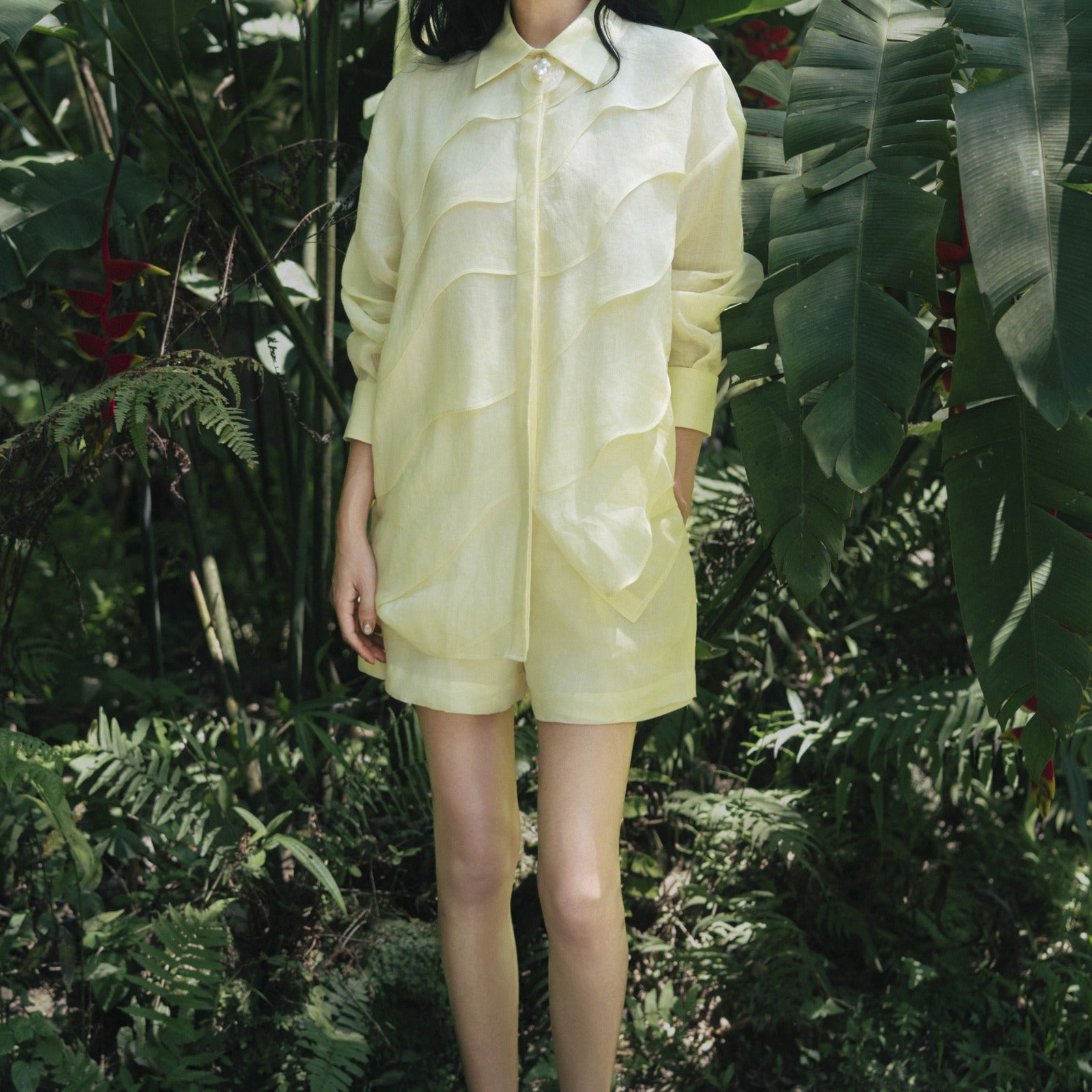 Ocean Ruffle Shirt - MEAN BLVD