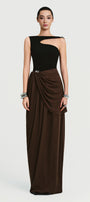 Odessa Draped Maxi Dress - MEAN BLVD