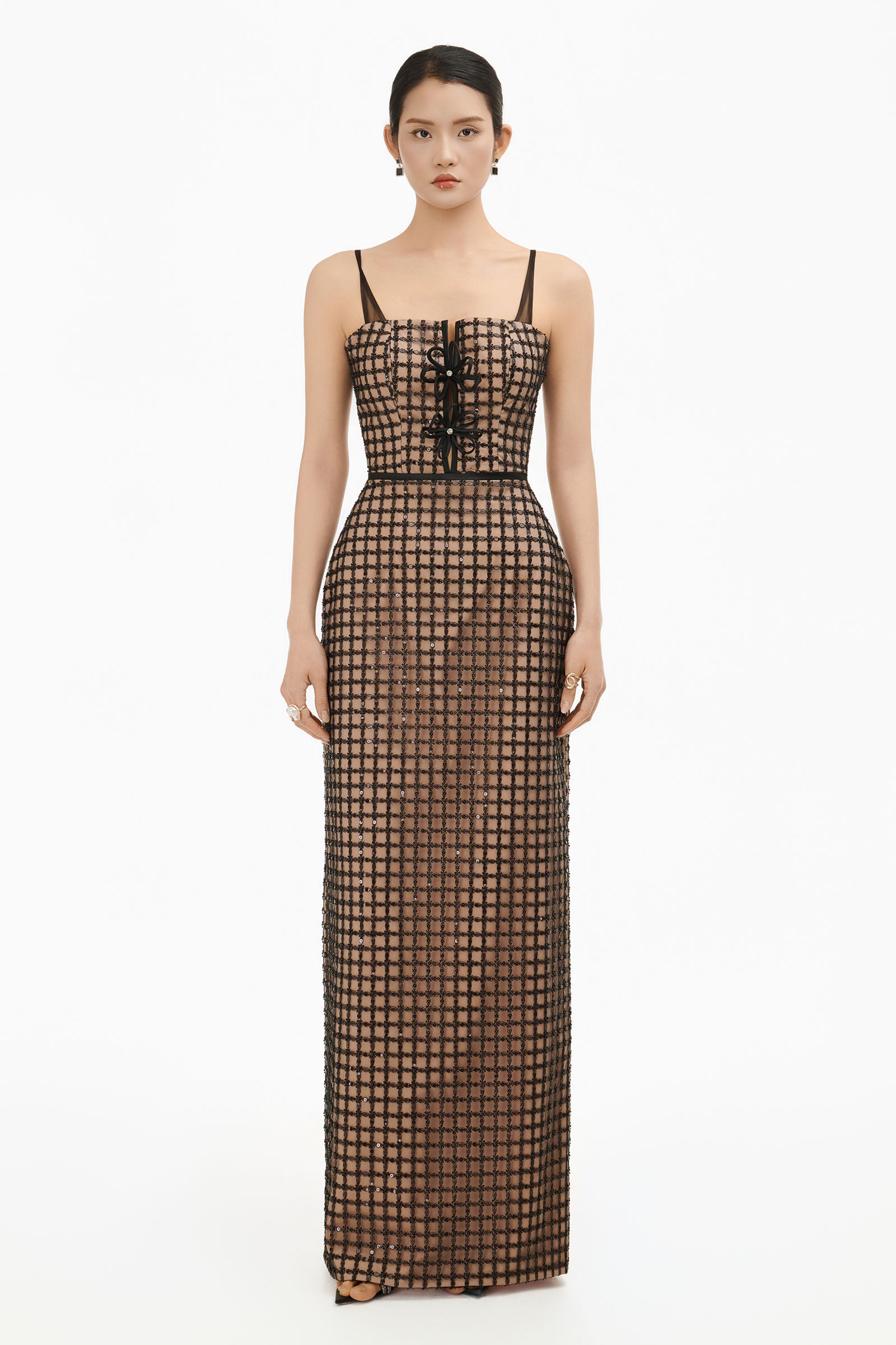 Odette Square Neck Maxi Dress - MEAN BLVD