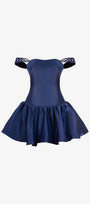 Naci Off Shoulder Fish Form Silk Dress 2