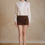 Ola Straight Draped Skirt - MEAN BLVD