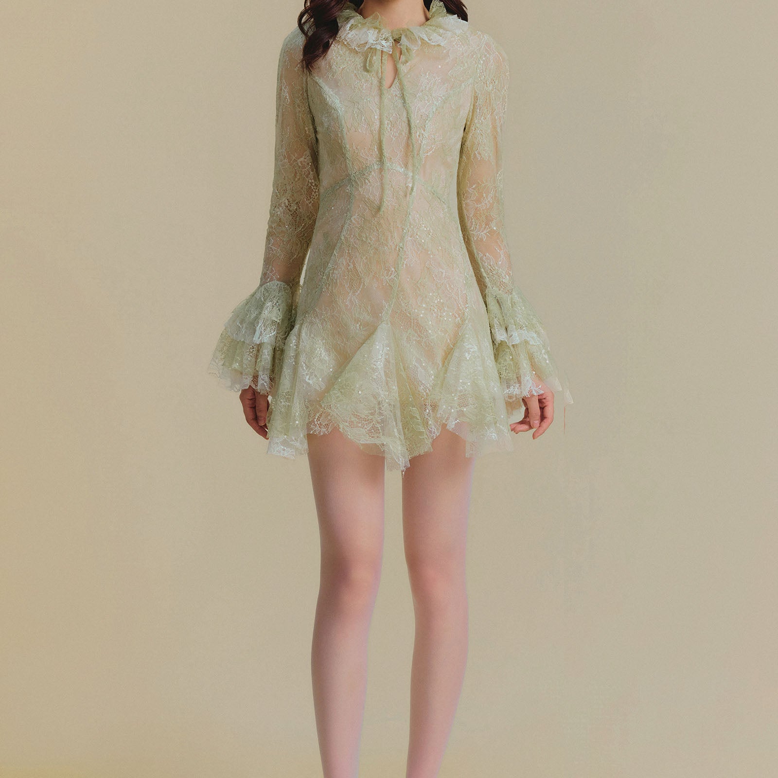 Olivia Tie Mini Dress - MEAN BLVD