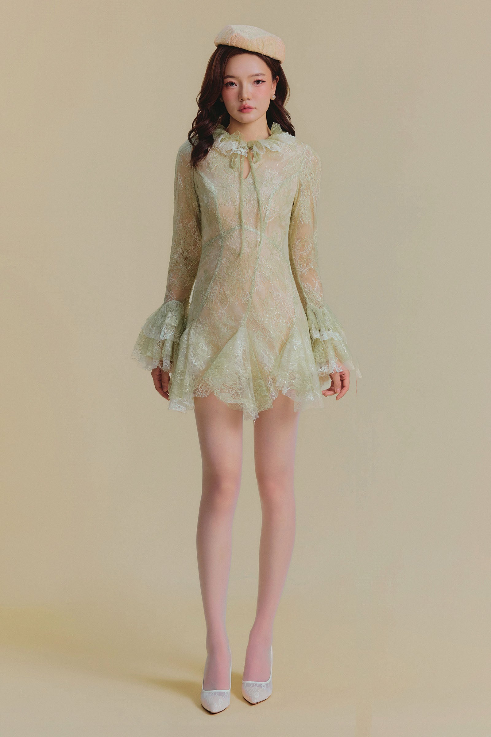 Olivia Tie Mini Dress - MEAN BLVD