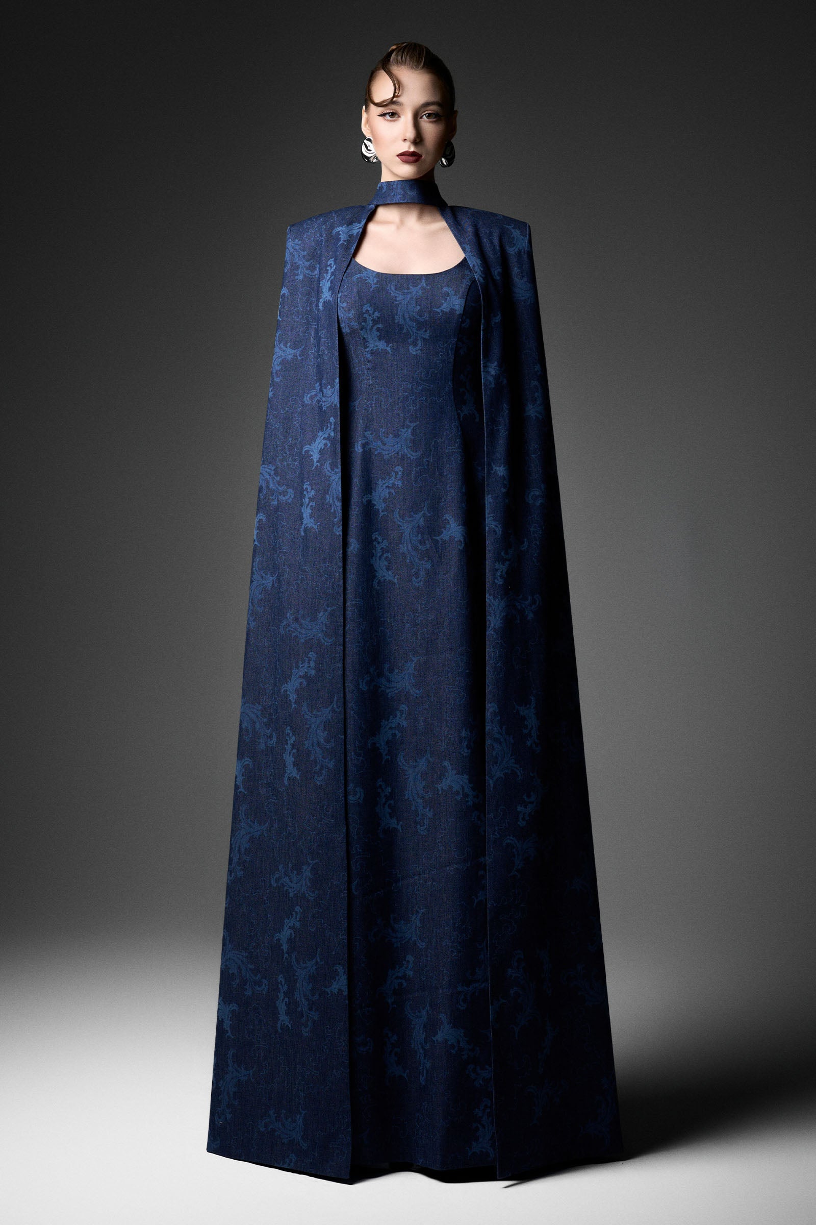 Ondine Choker Neck Maxi Dress - MEAN BLVD