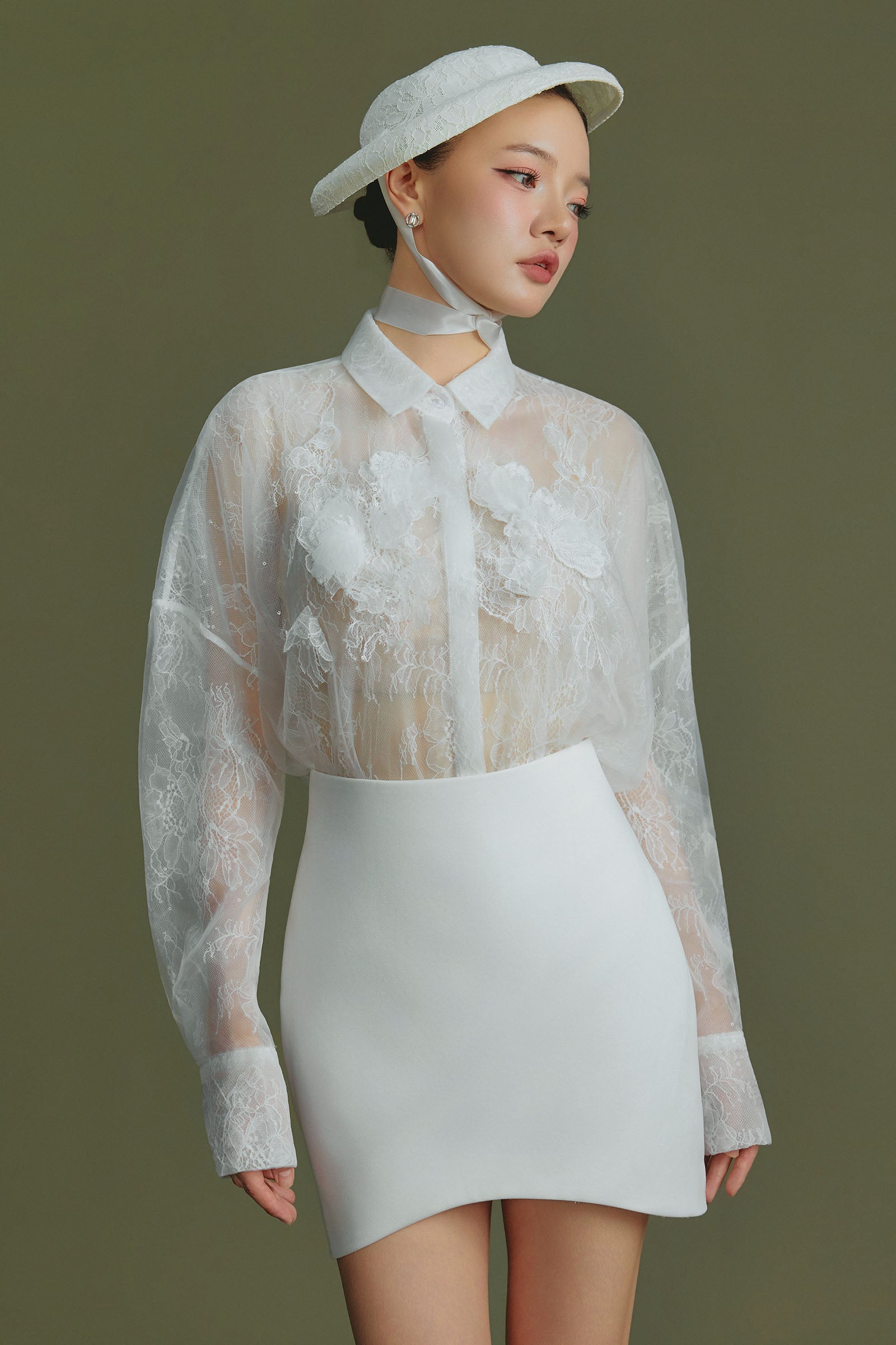 Onyx A-line Skirt - MEAN BLVD