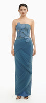 Opaline Pleated Maxi Dress - MEAN BLVD
