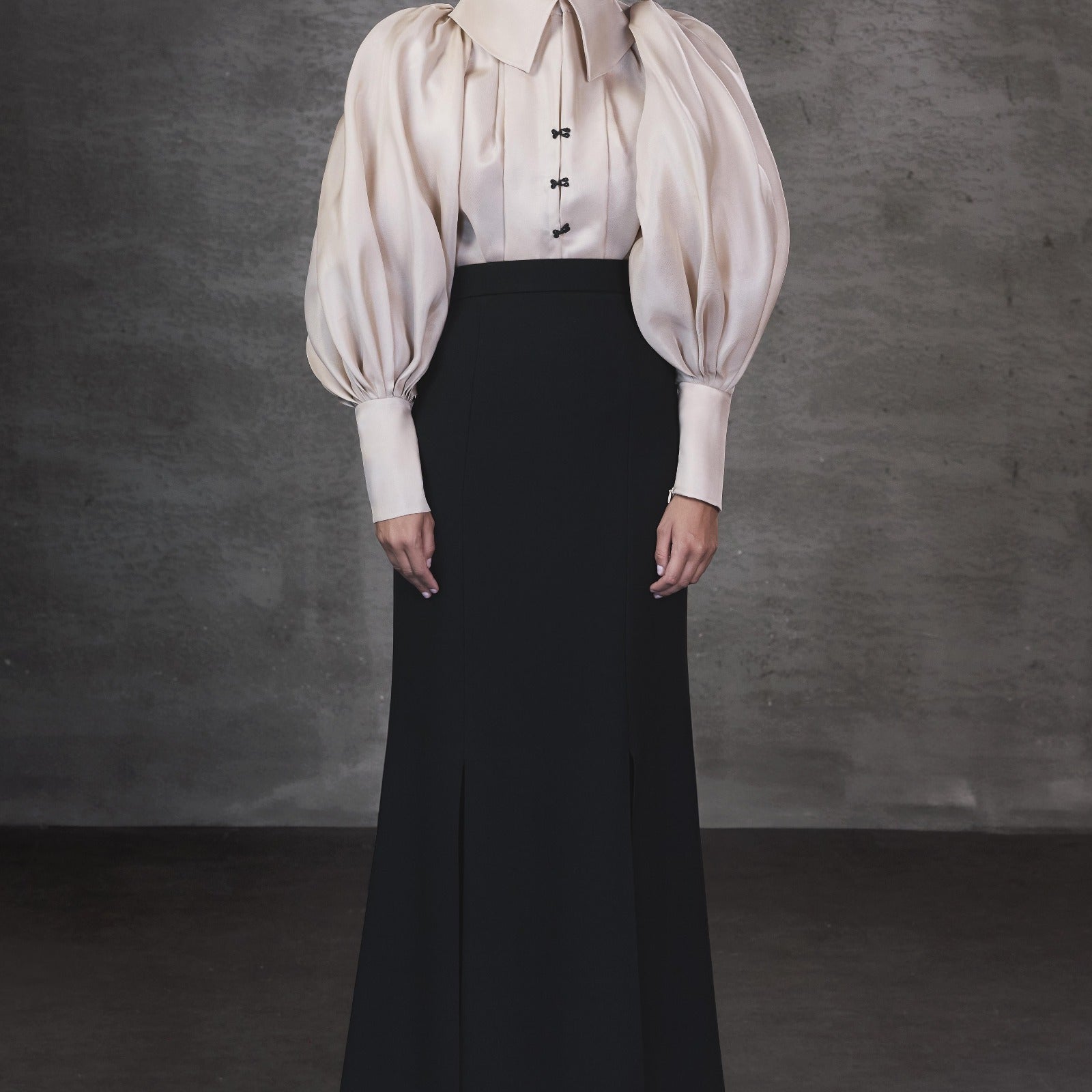 Oriane Leg Of Mutton Sleeve Set - MEAN BLVD