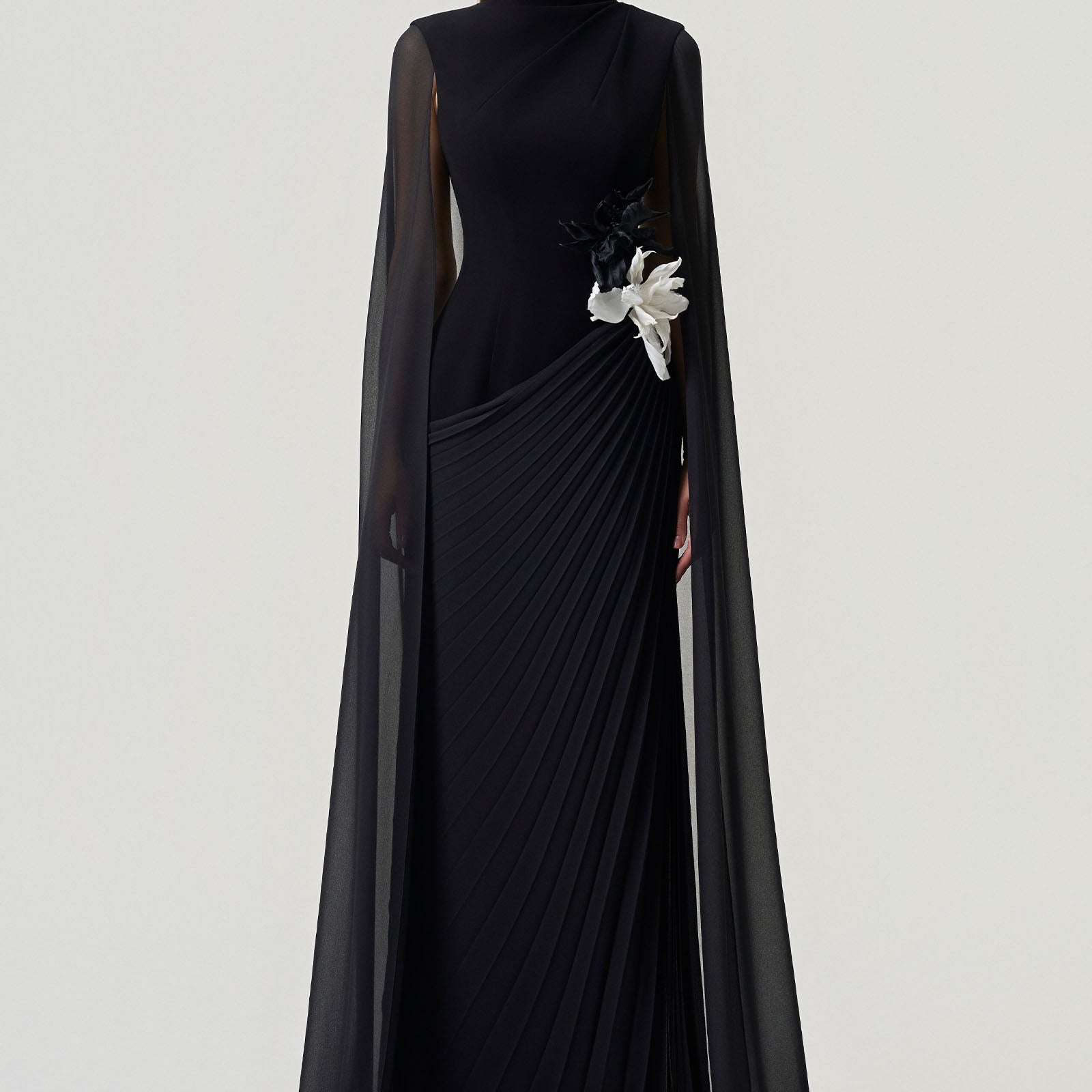 Oriel Cape Sleeve Maxi Dress - MEAN BLVD