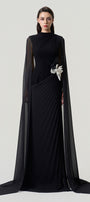 Oriel Cape Sleeve Maxi Dress - MEAN BLVD