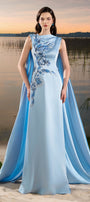 Orla Asymmetric Neck Maxi Dress - MEAN BLVD