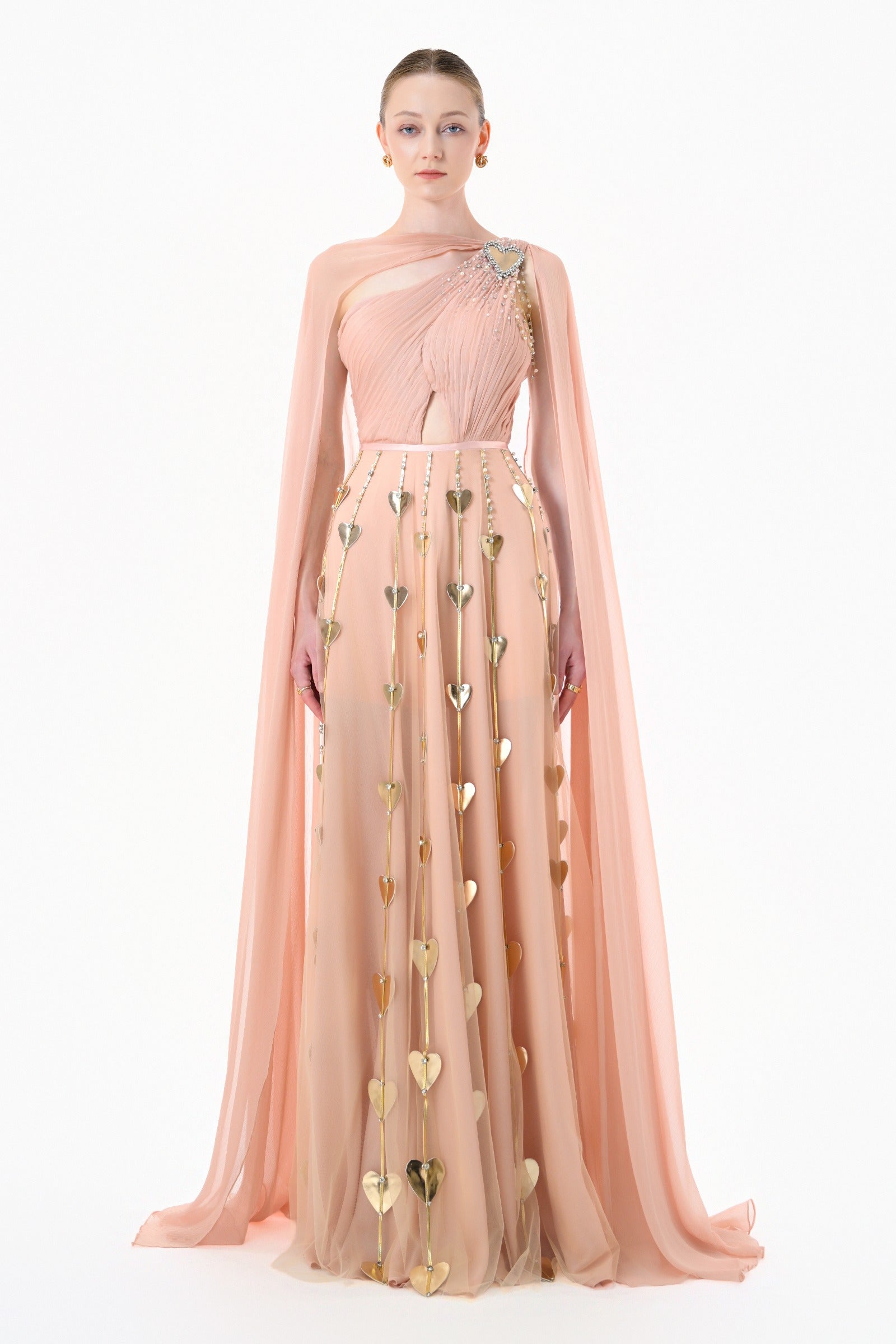 Orla Asymmetric Neck Maxi Dress - MEAN BLVD