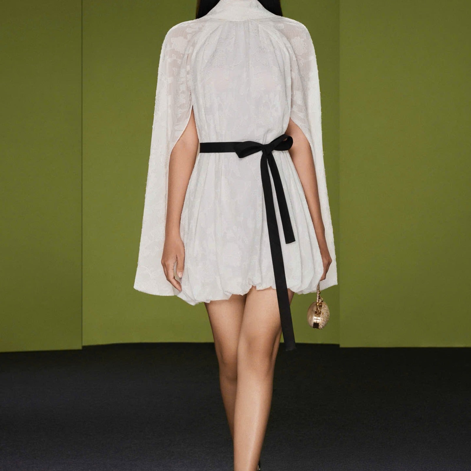 Orliane Cape Sleeve Mini Dress - MEAN BLVD
