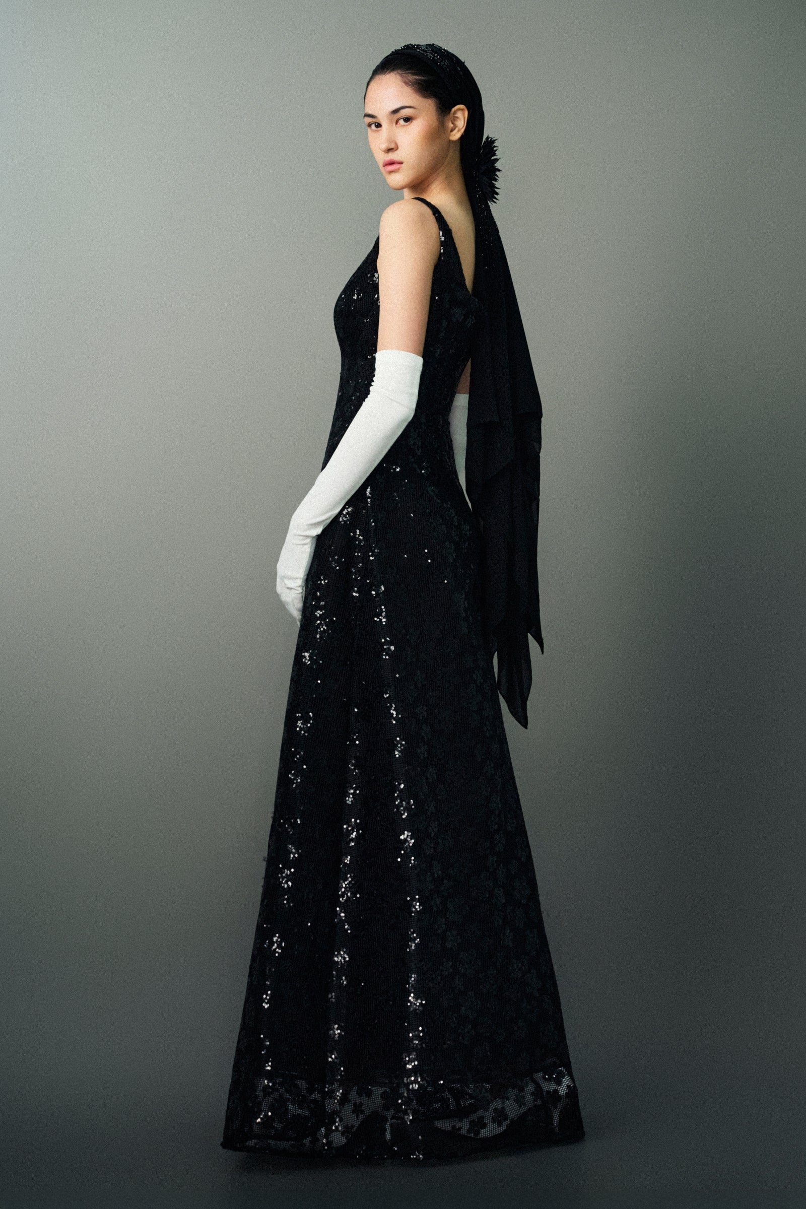 Anisa Sequin Maxi Dress