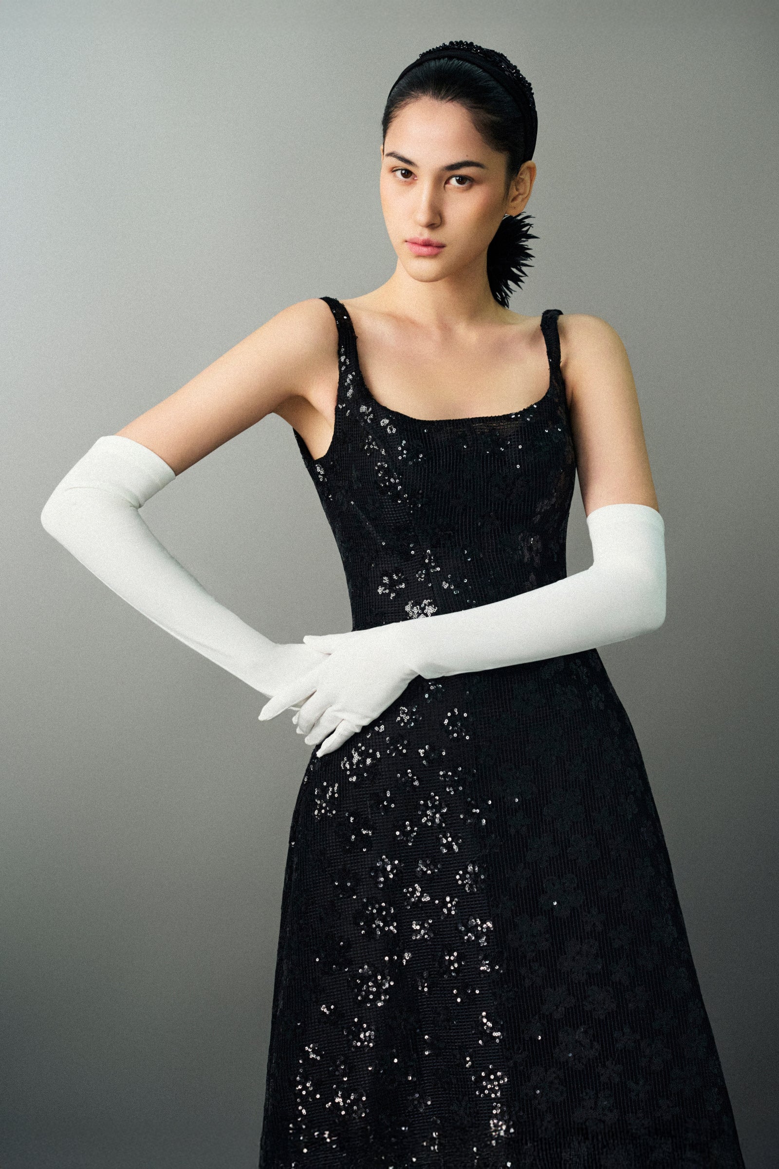 Anisa Sequin Maxi Dress