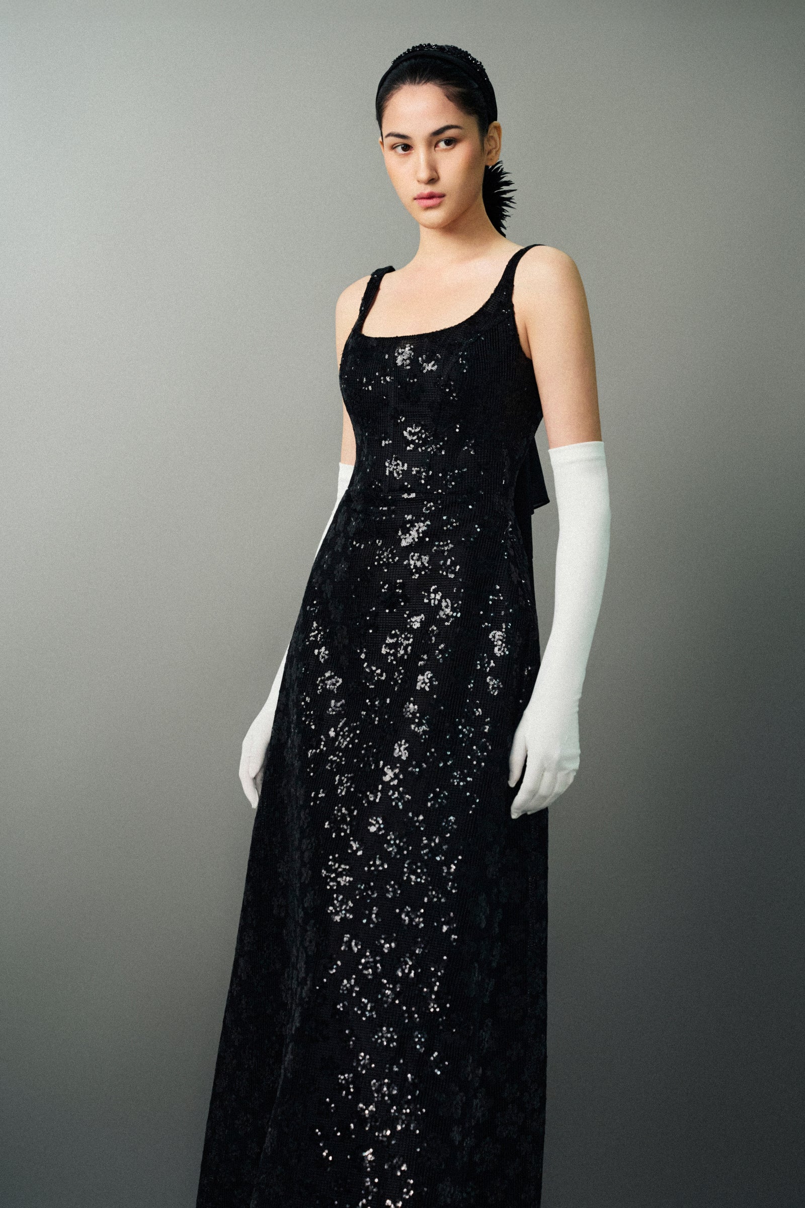Anisa Sequin Maxi Dress