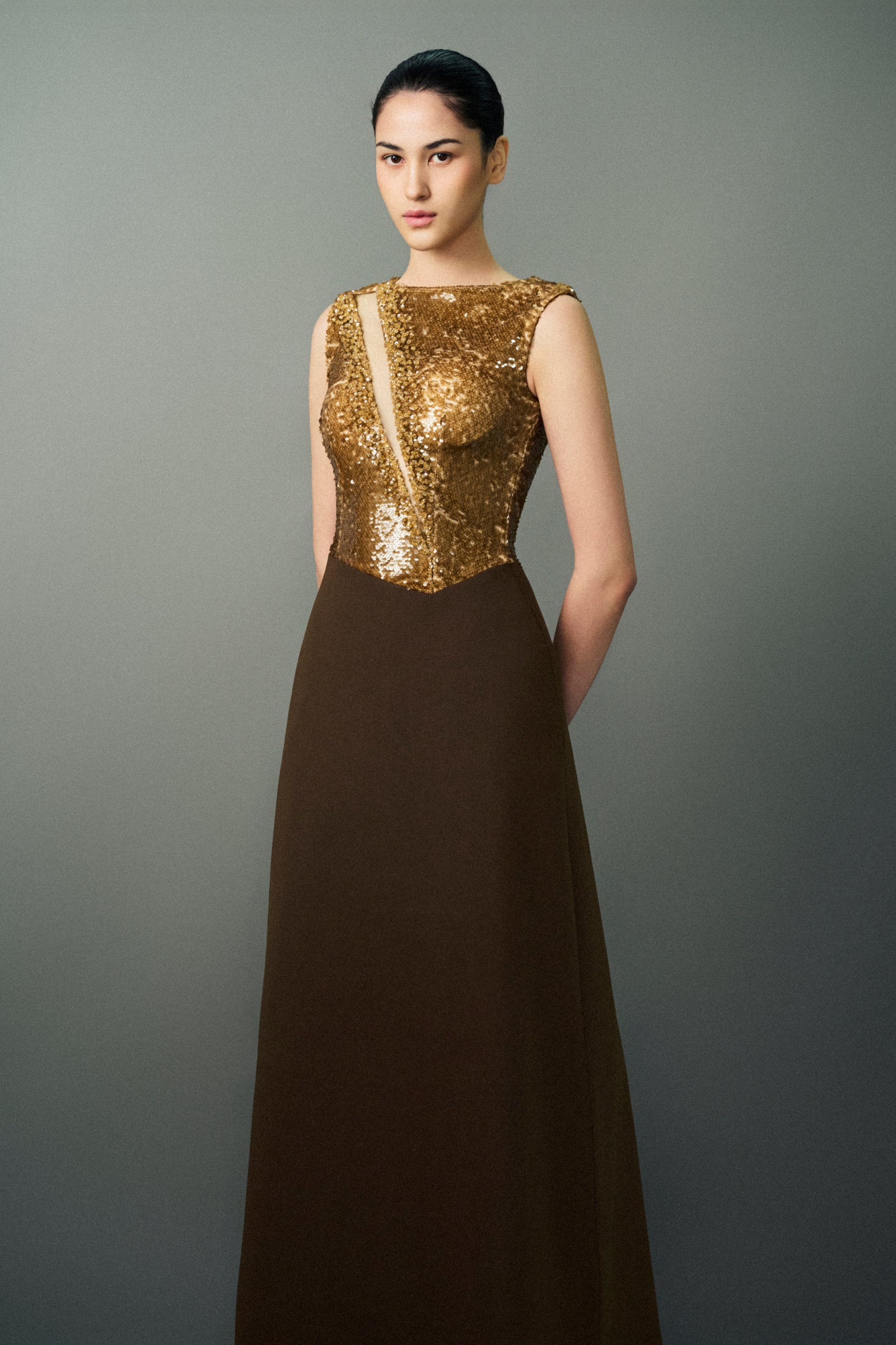 Razan Sequin Maxi Dress