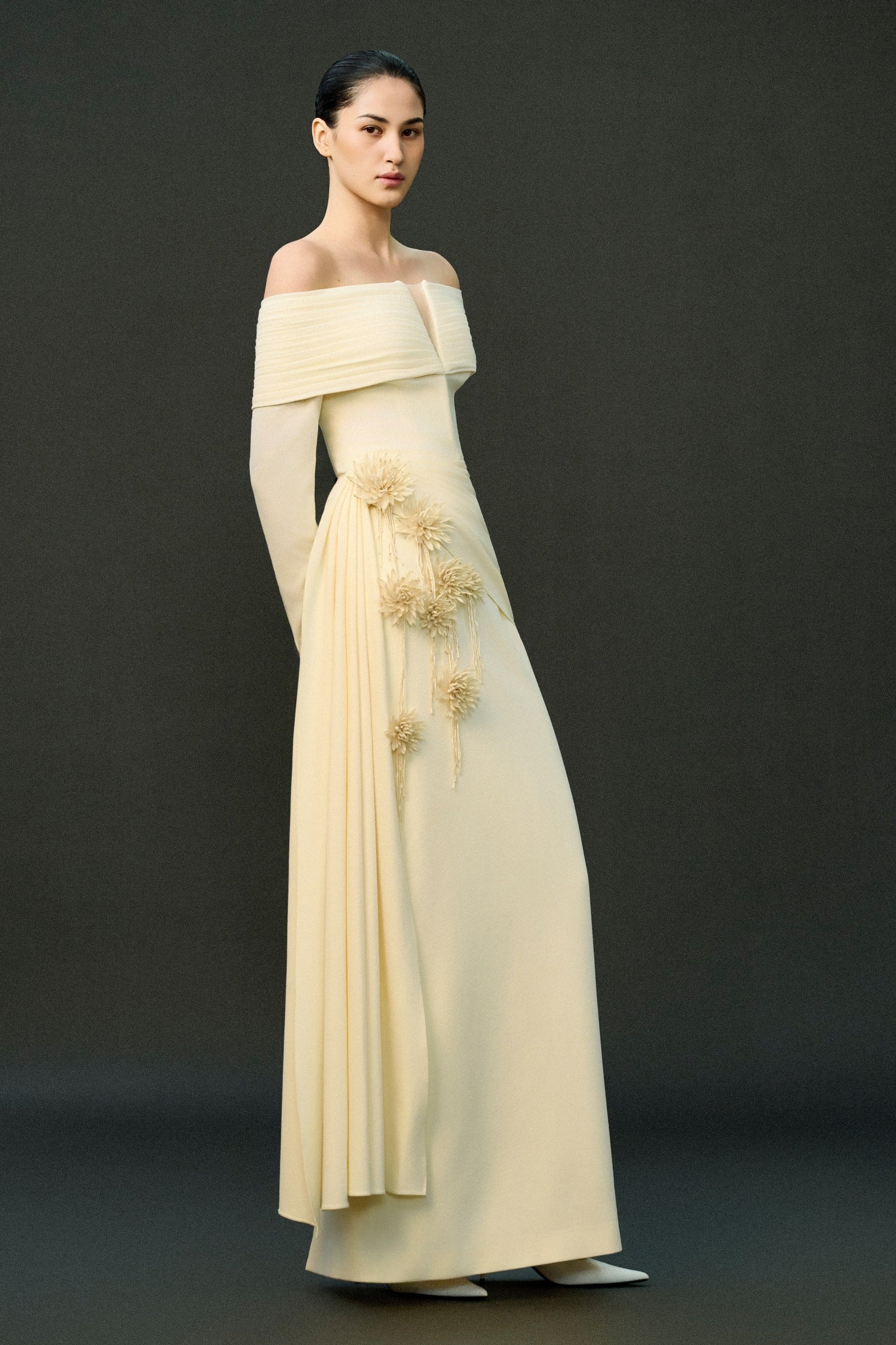 Amira Draped Maxi Dress