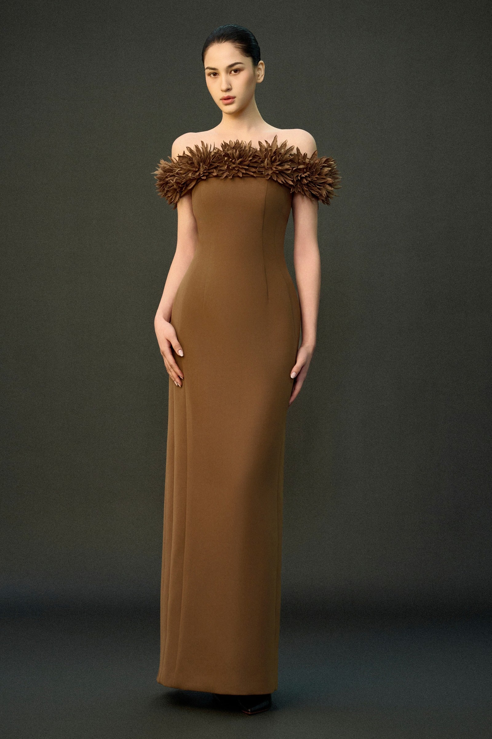 Areen Applique Maxi Dress