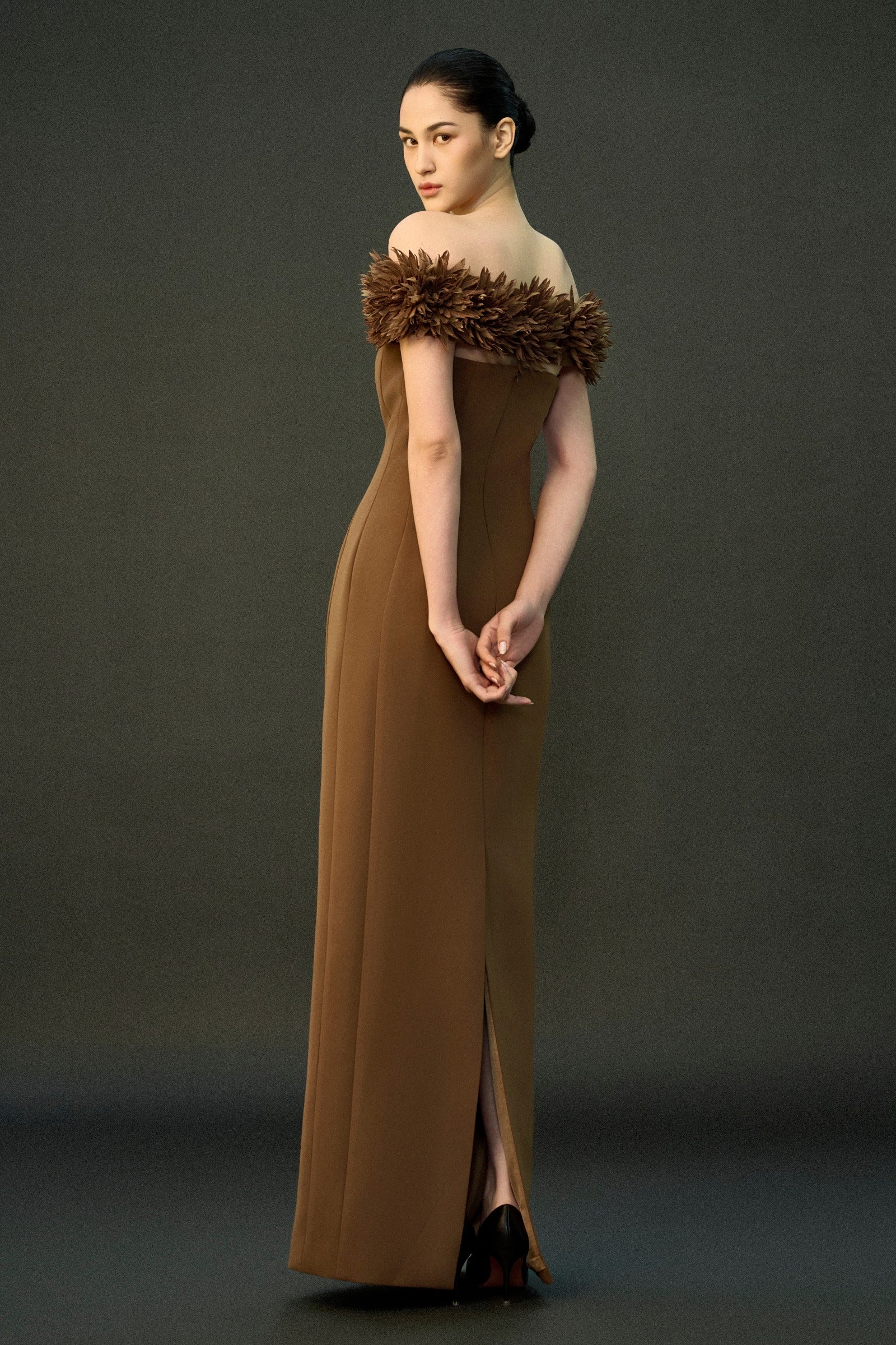 Areen Applique Maxi Dress