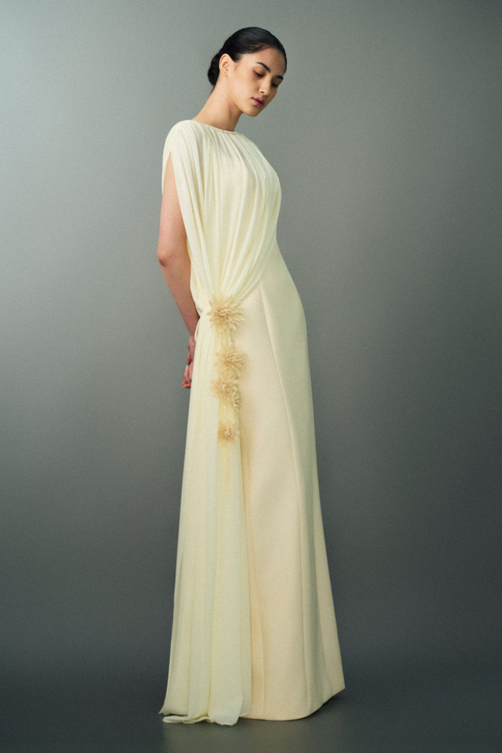 Nayla Boat Neck Maxi Dress