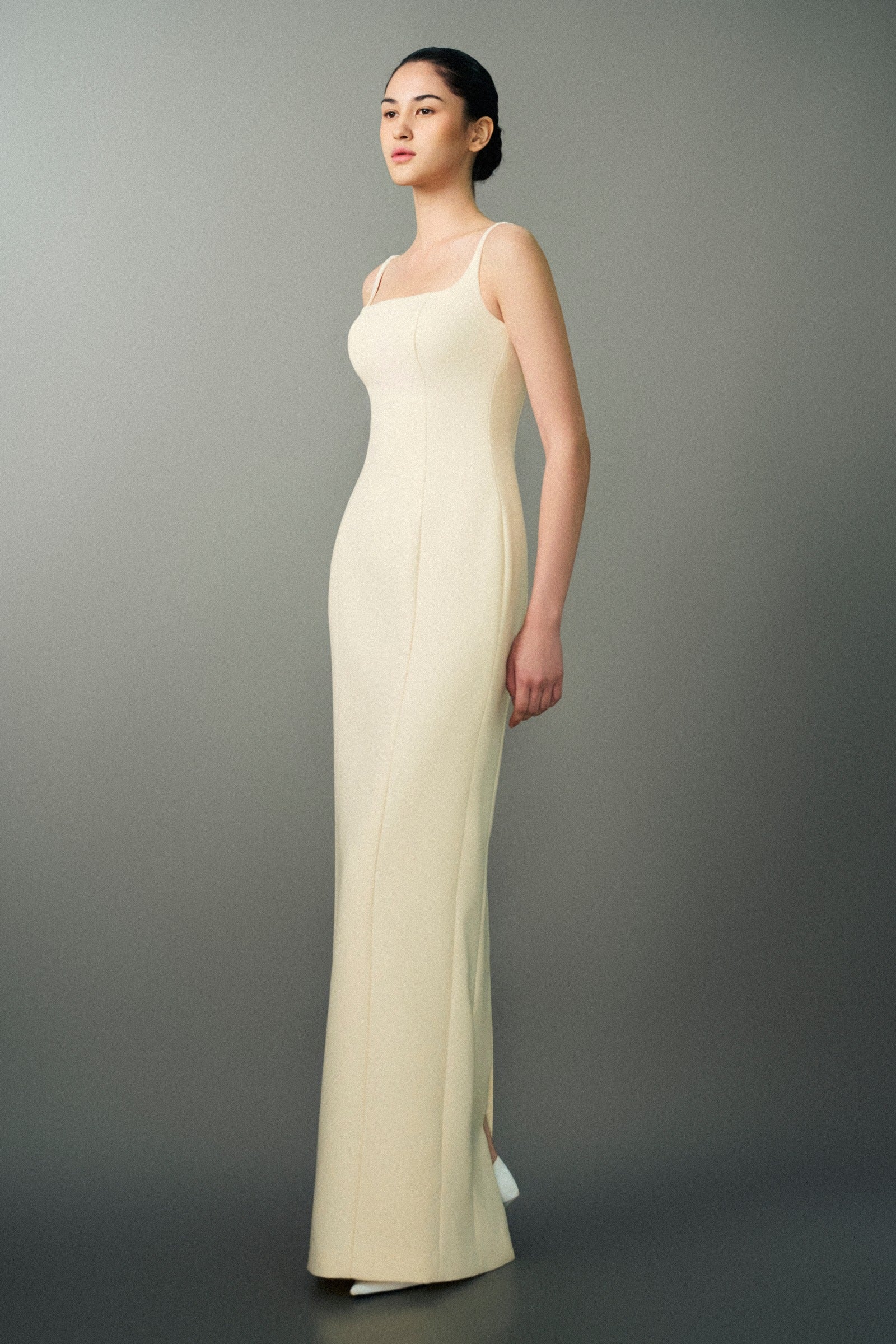 Nayla Boat Neck Maxi Dress