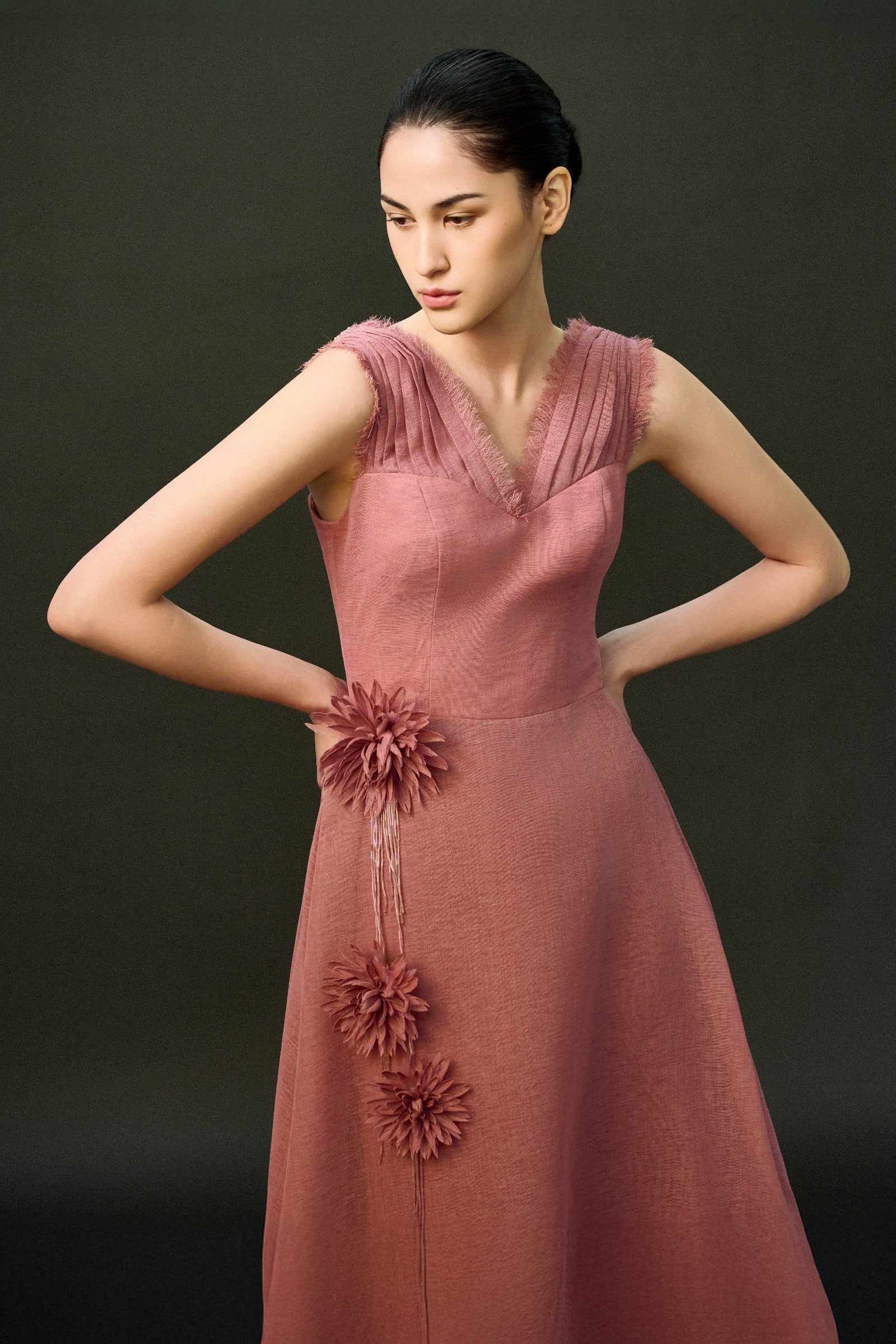 Dune Draped Midi Dress