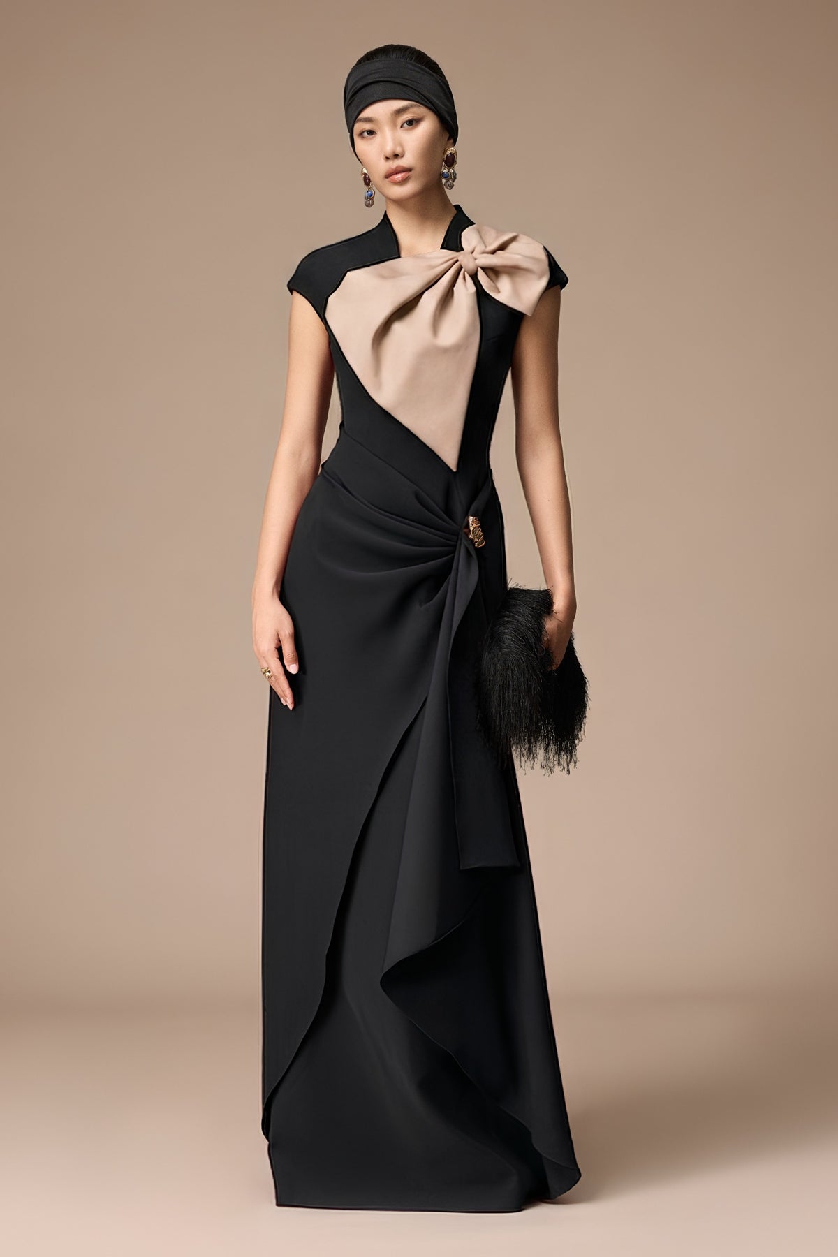 Pavillon Draped Maxi Dress