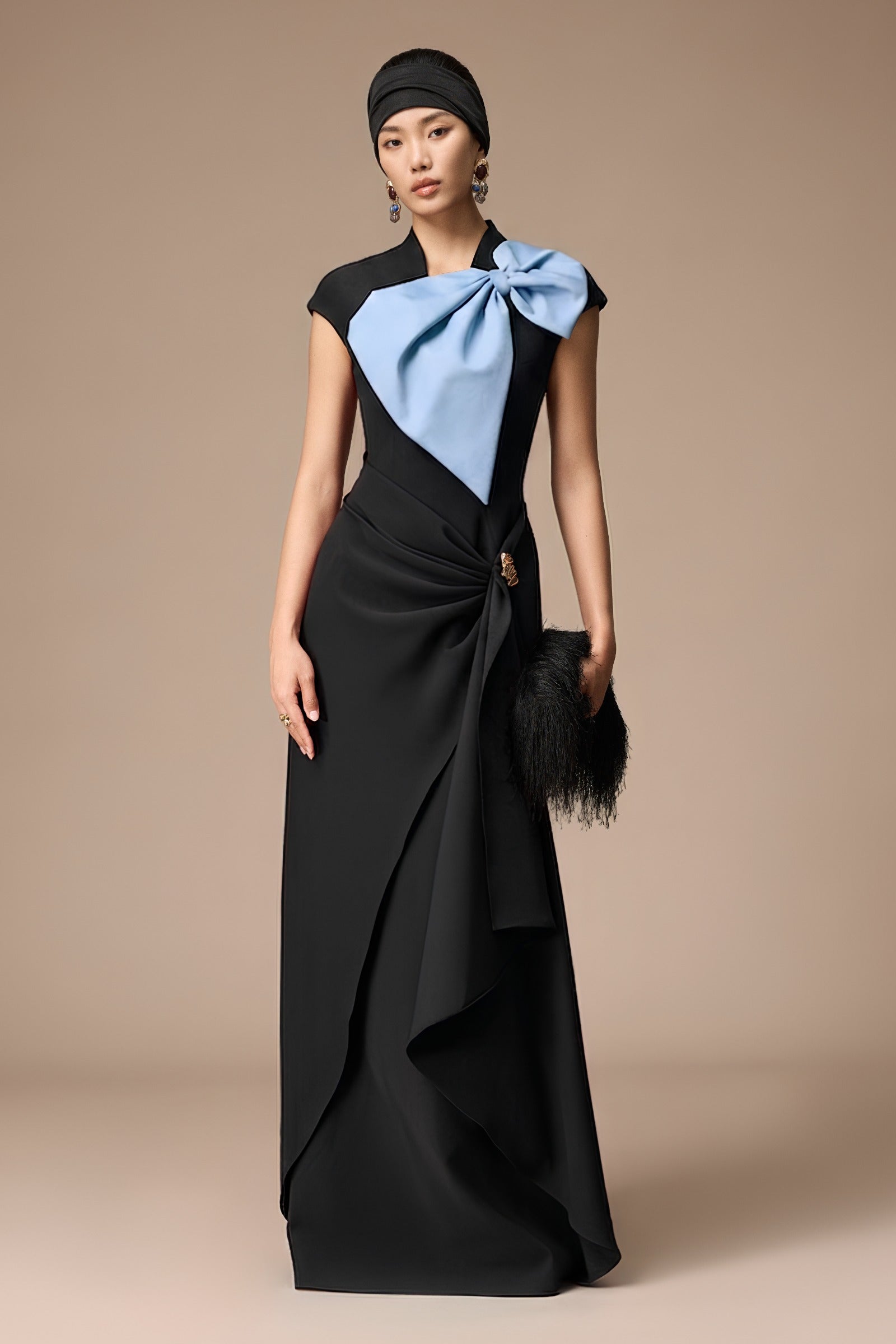 Pavillon Draped Maxi Dress