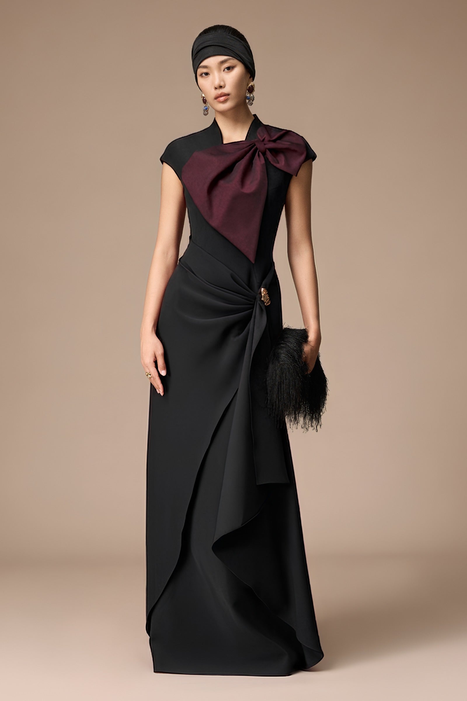 Pavillon Draped Maxi Dress
