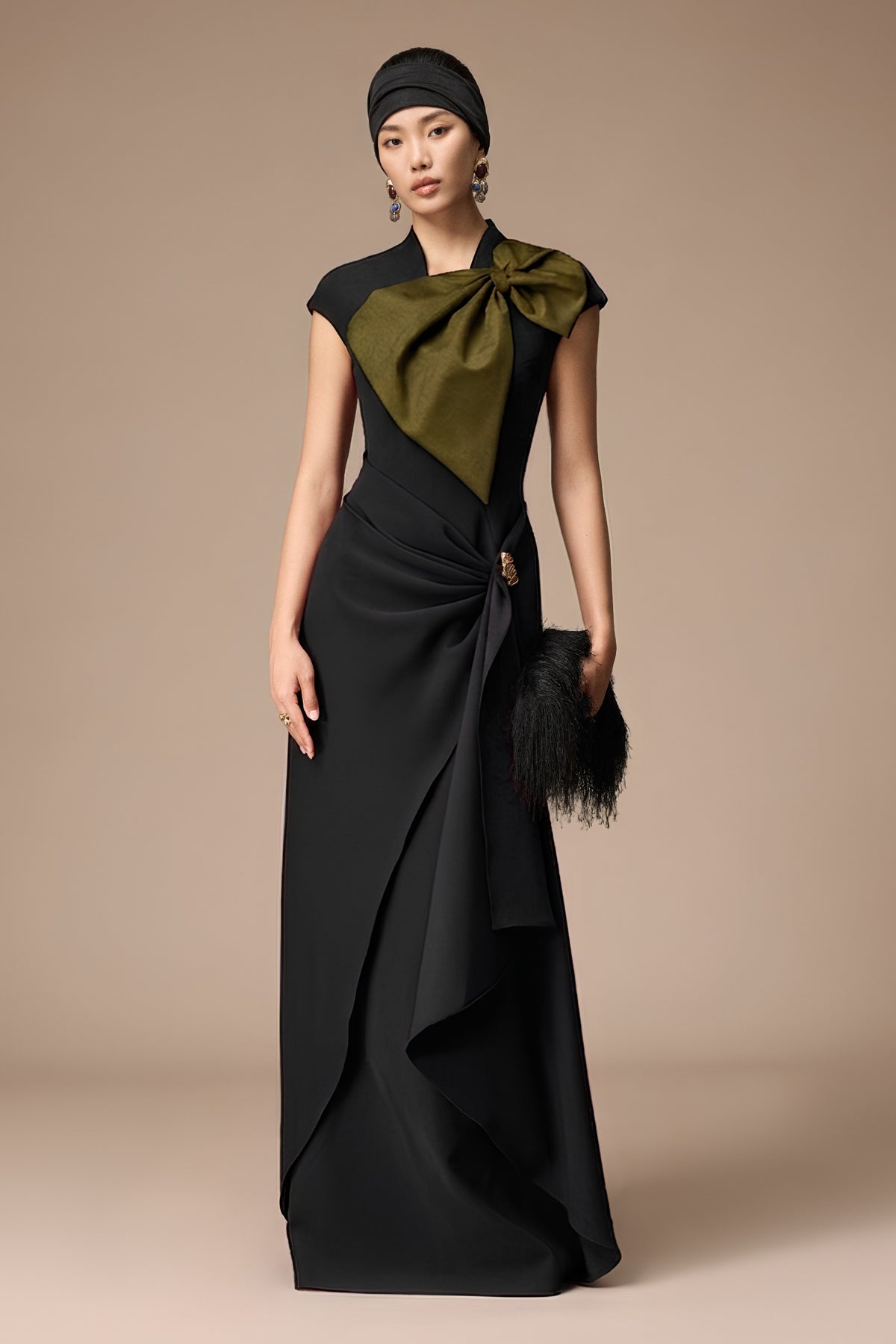 Pavillon Draped Maxi Dress