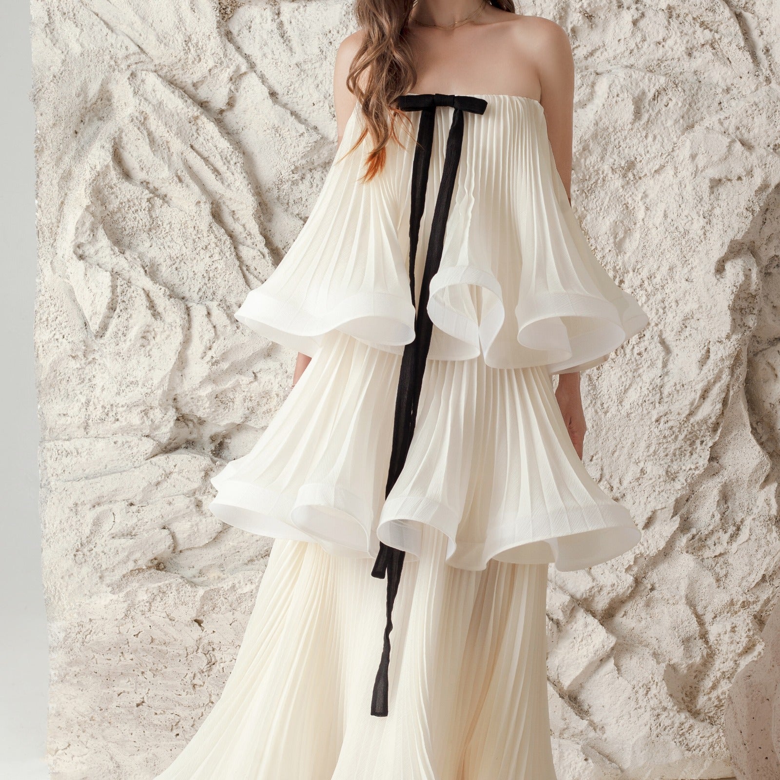 Perla Babydoll Maxi Dress