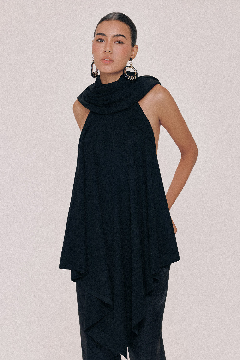 Sebas Straight Cotton Maxi Pants