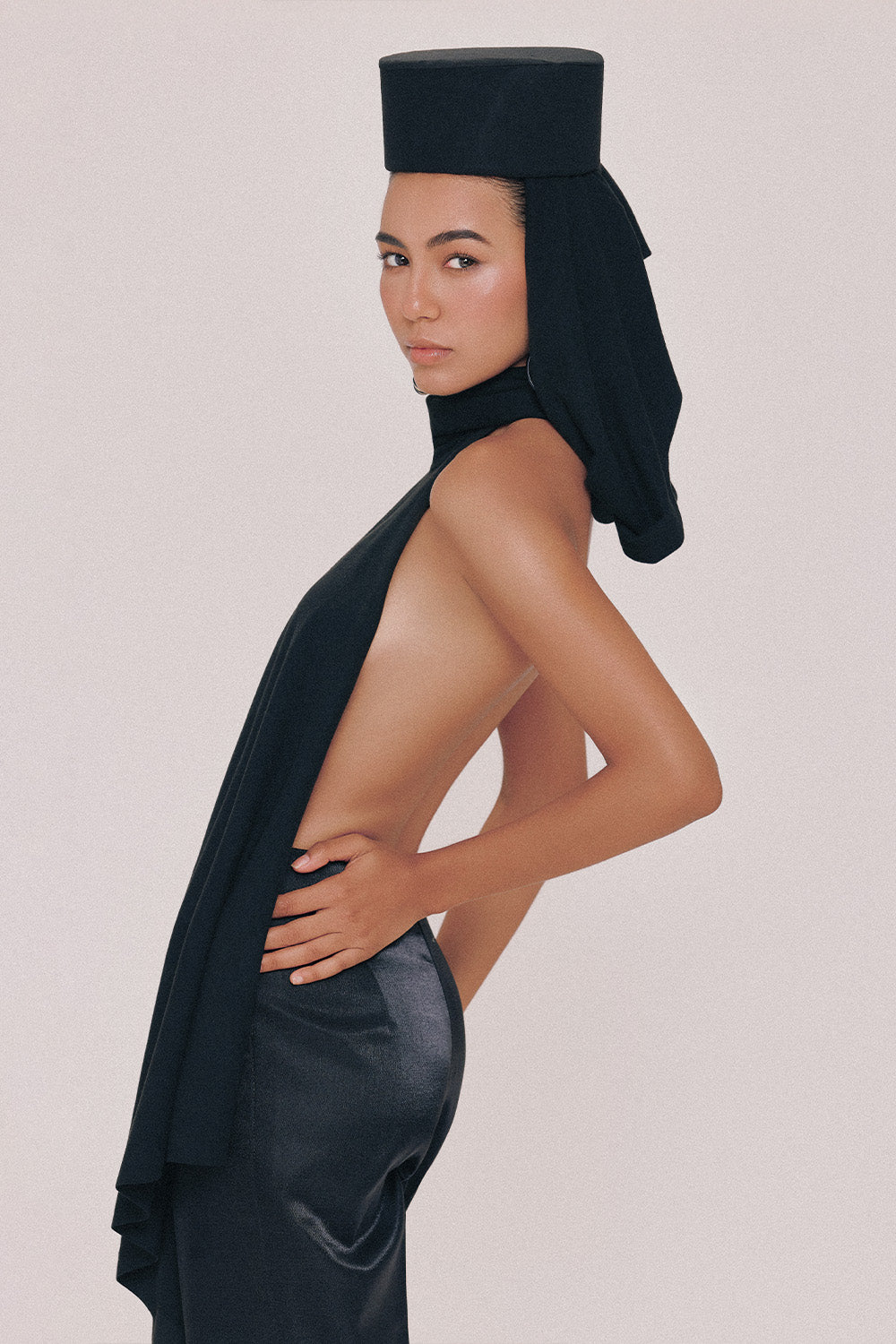 Sebas Straight Cotton Maxi Pants