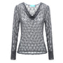Isla Bodycon Cowl Neck Lace Top